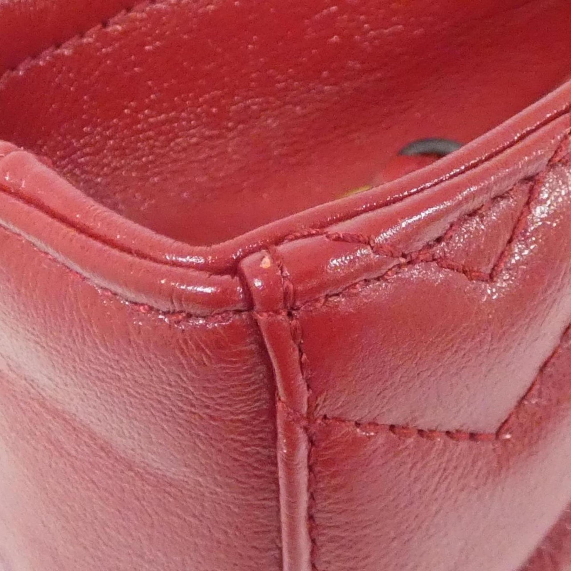 Gucci Red Color Leather Shoulder Bag