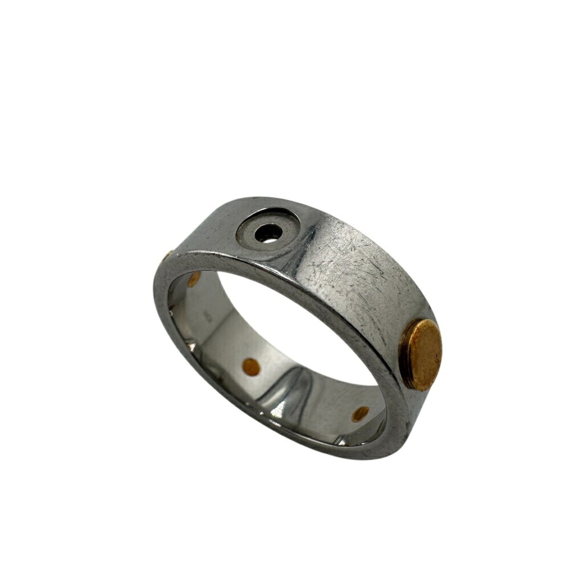 Gucci Gold Silver Gold Plating Band Ring