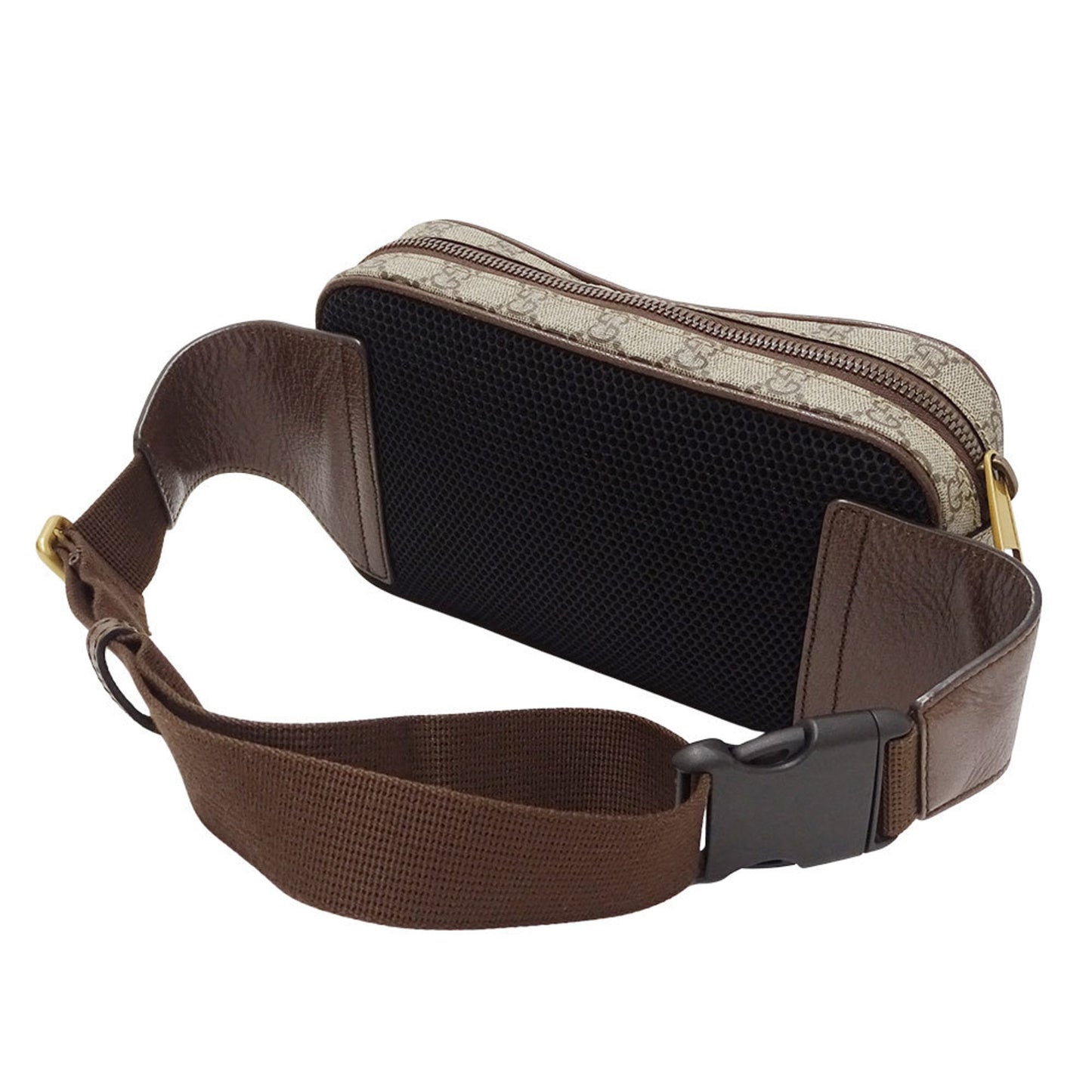 Gucci Brown Gg Supreme Canvas Fanny Pack Sling Bag