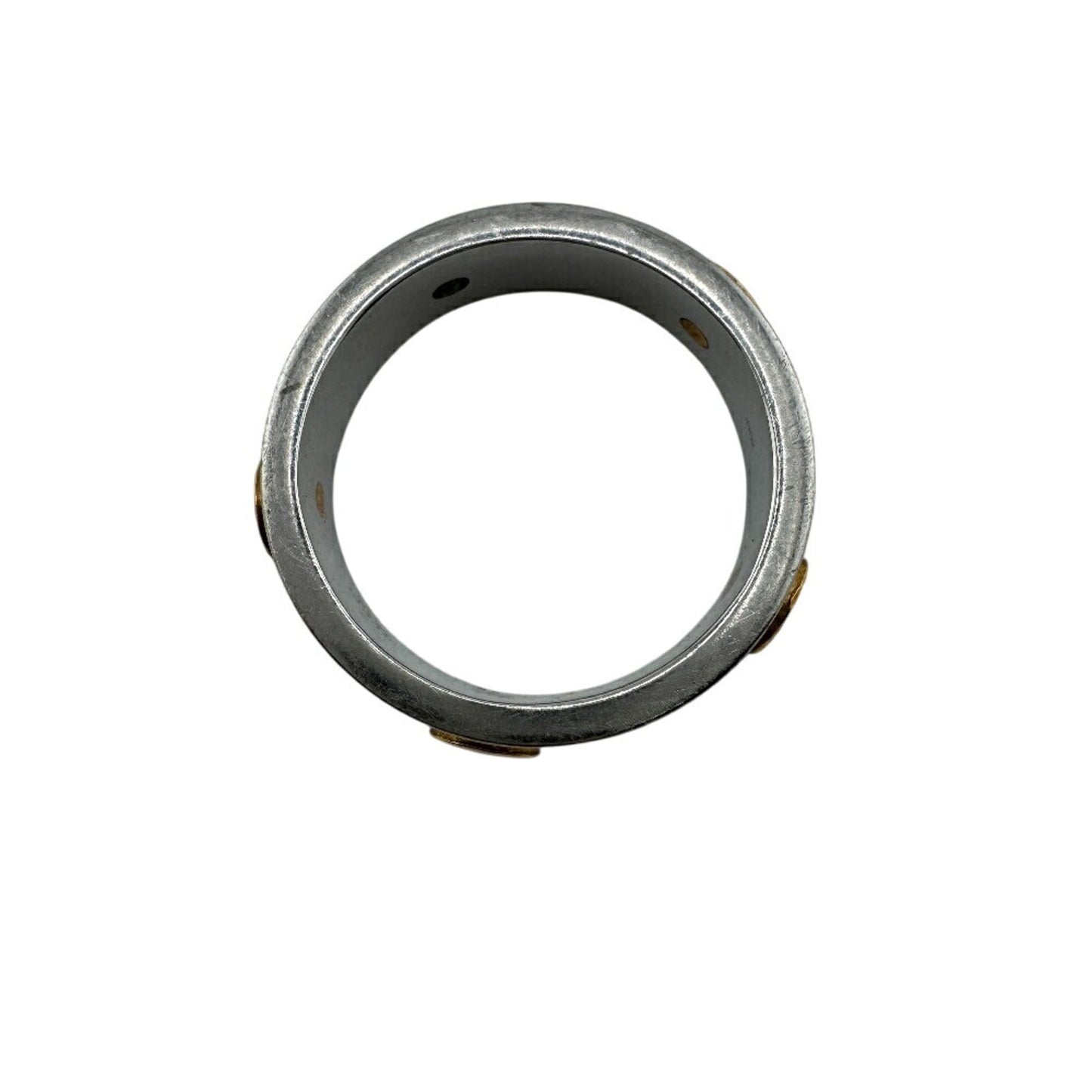 Gucci Gold Silver Gold Plating Band Ring