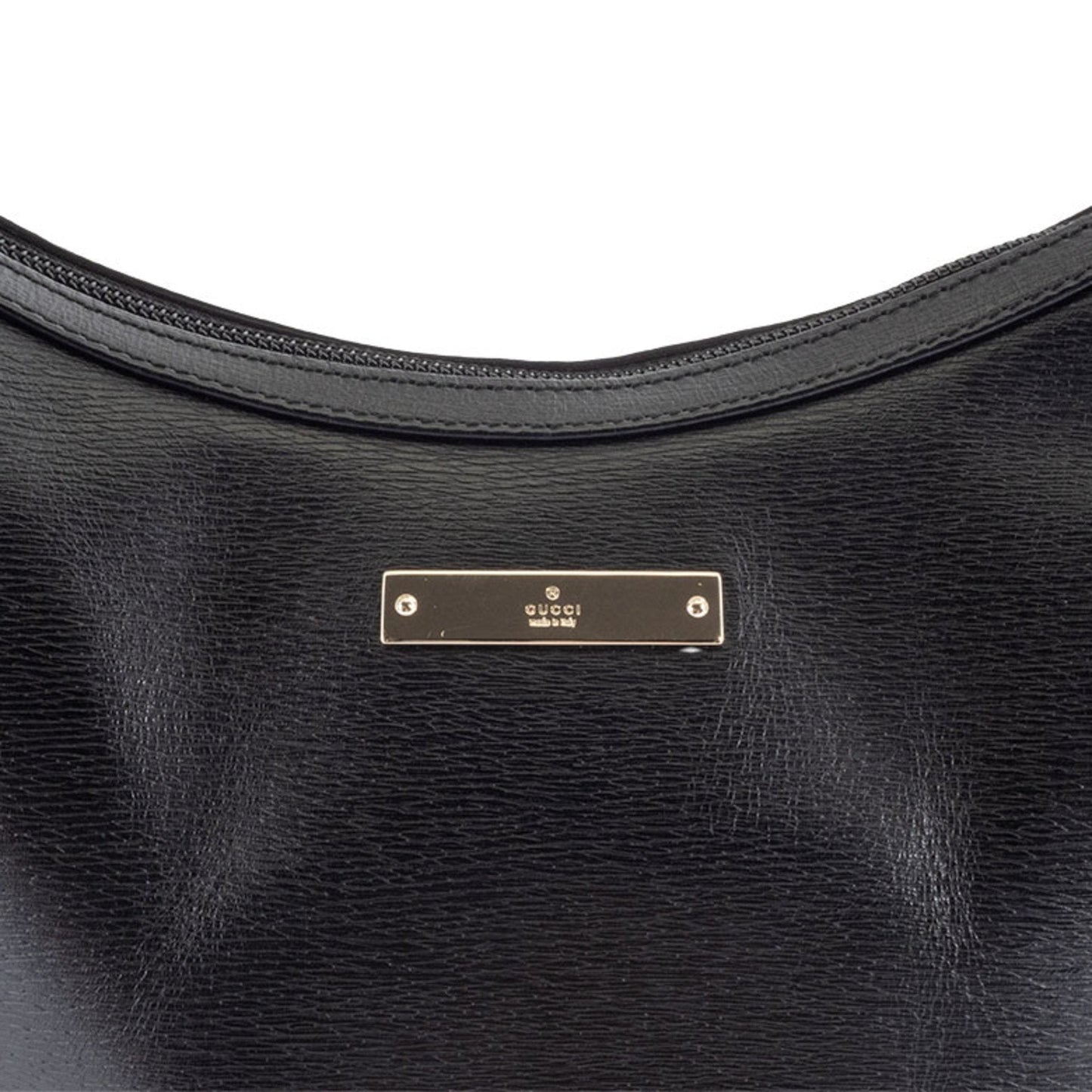 Gucci Black Leather Tote Bag