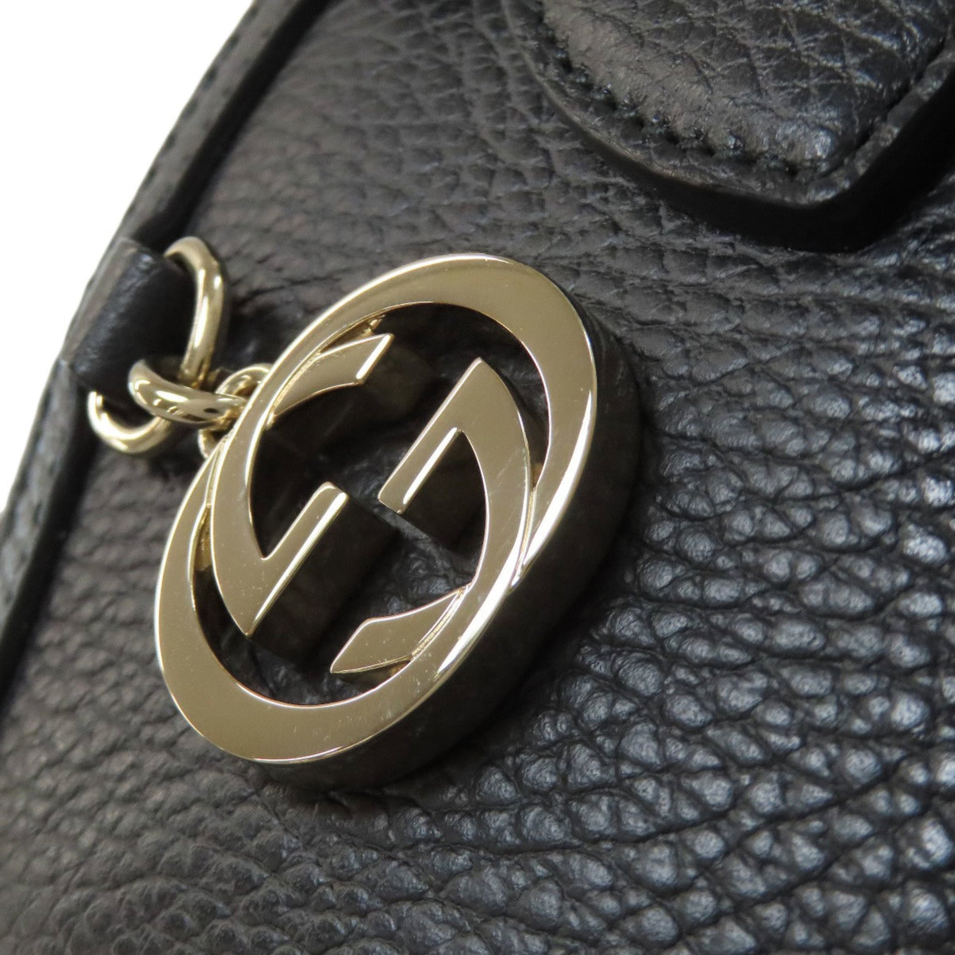 Gucci Black Leather Handbag