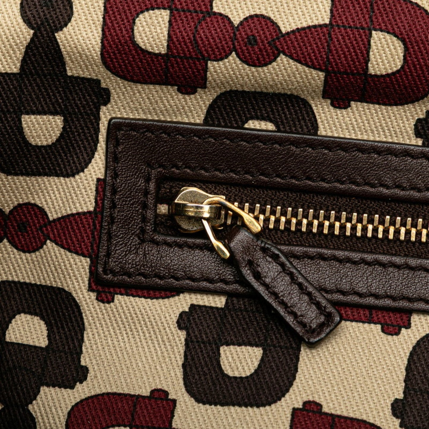 Gucci Hysteria Brown Leather Handbag Tote Bag