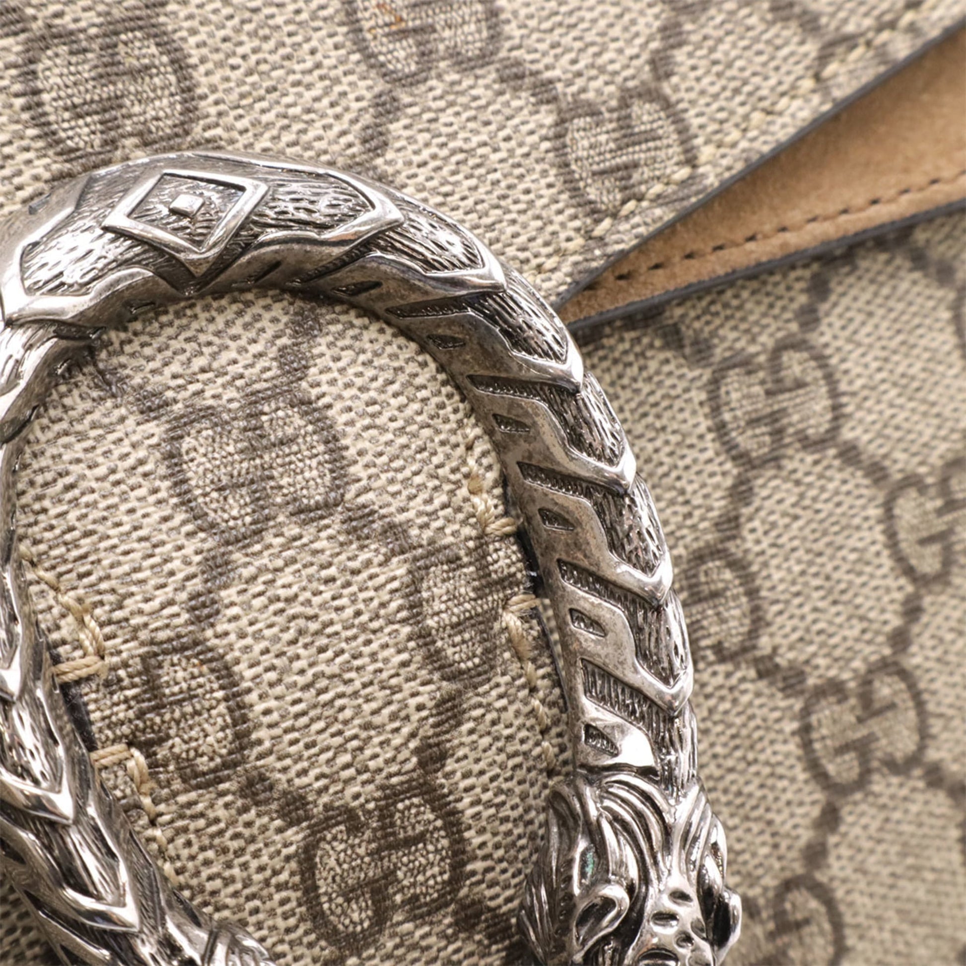 Gucci Beige Gg Supreme Shoulder Bag