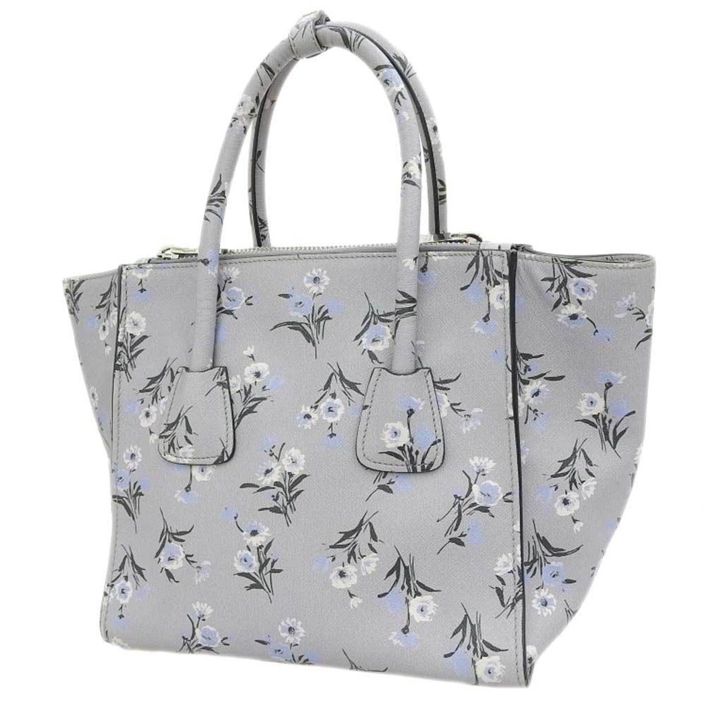 Prada Women Handbag Gray Travel Bag