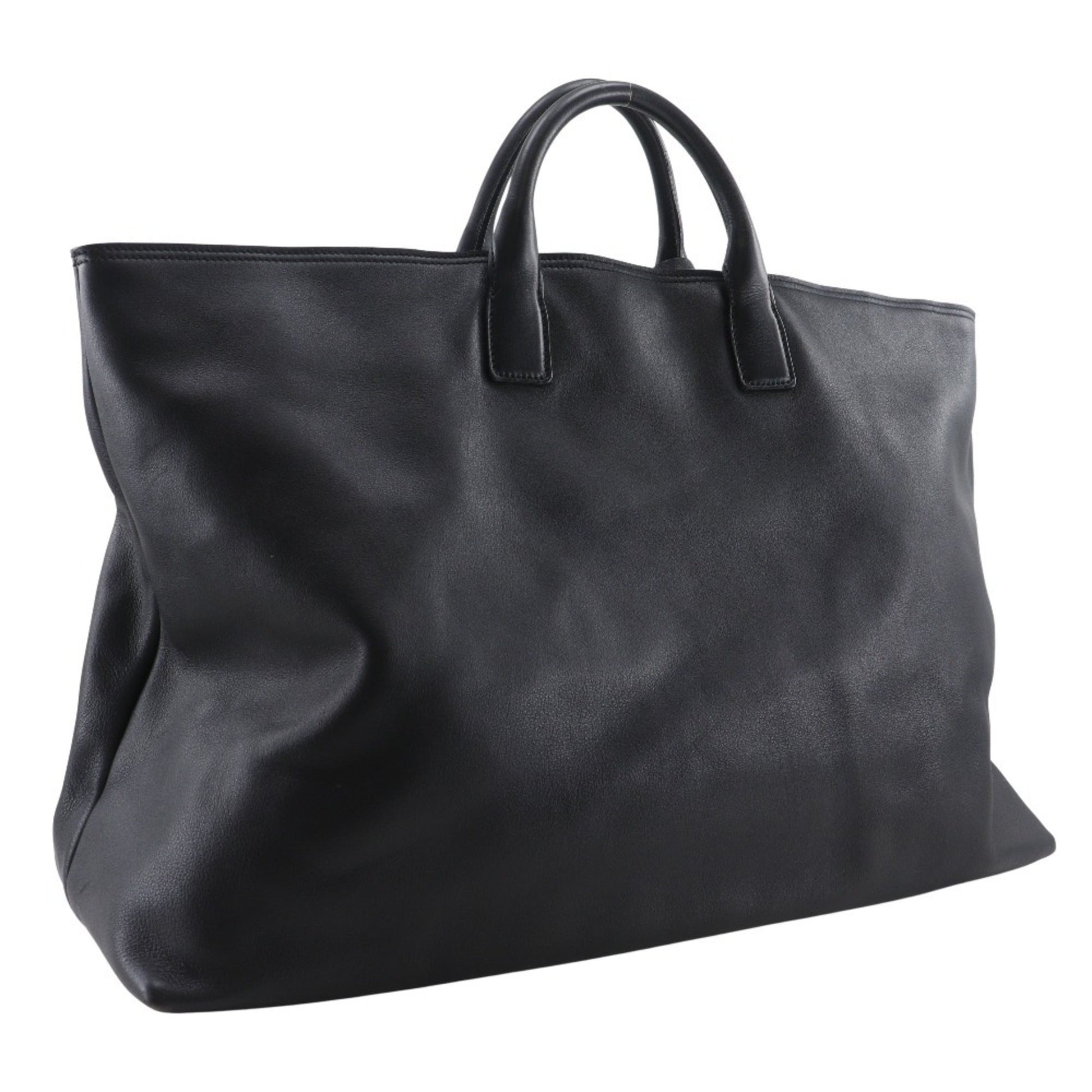 Gucci Black Leather Boston Bag