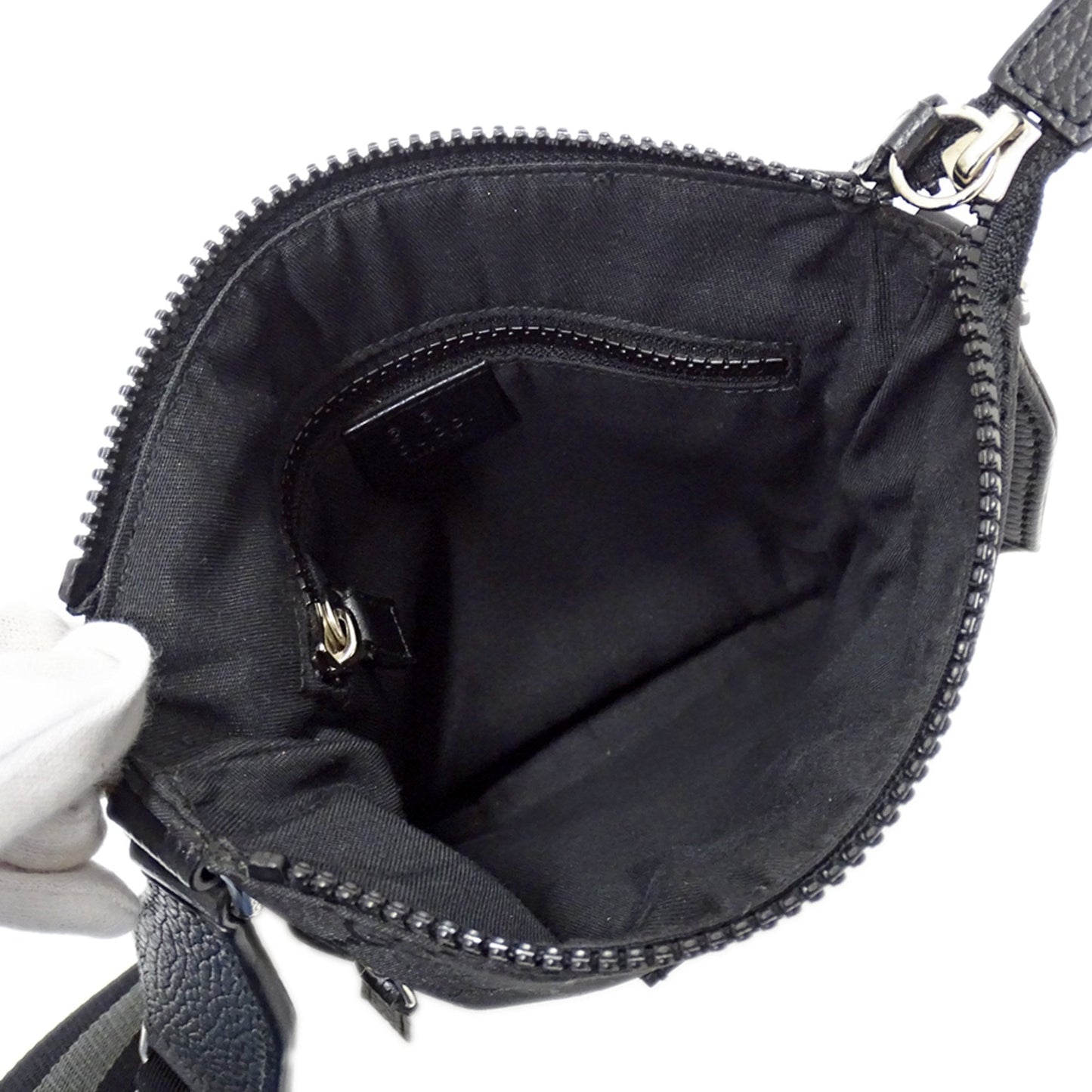 Gucci Black Nylon Shoulder Bag