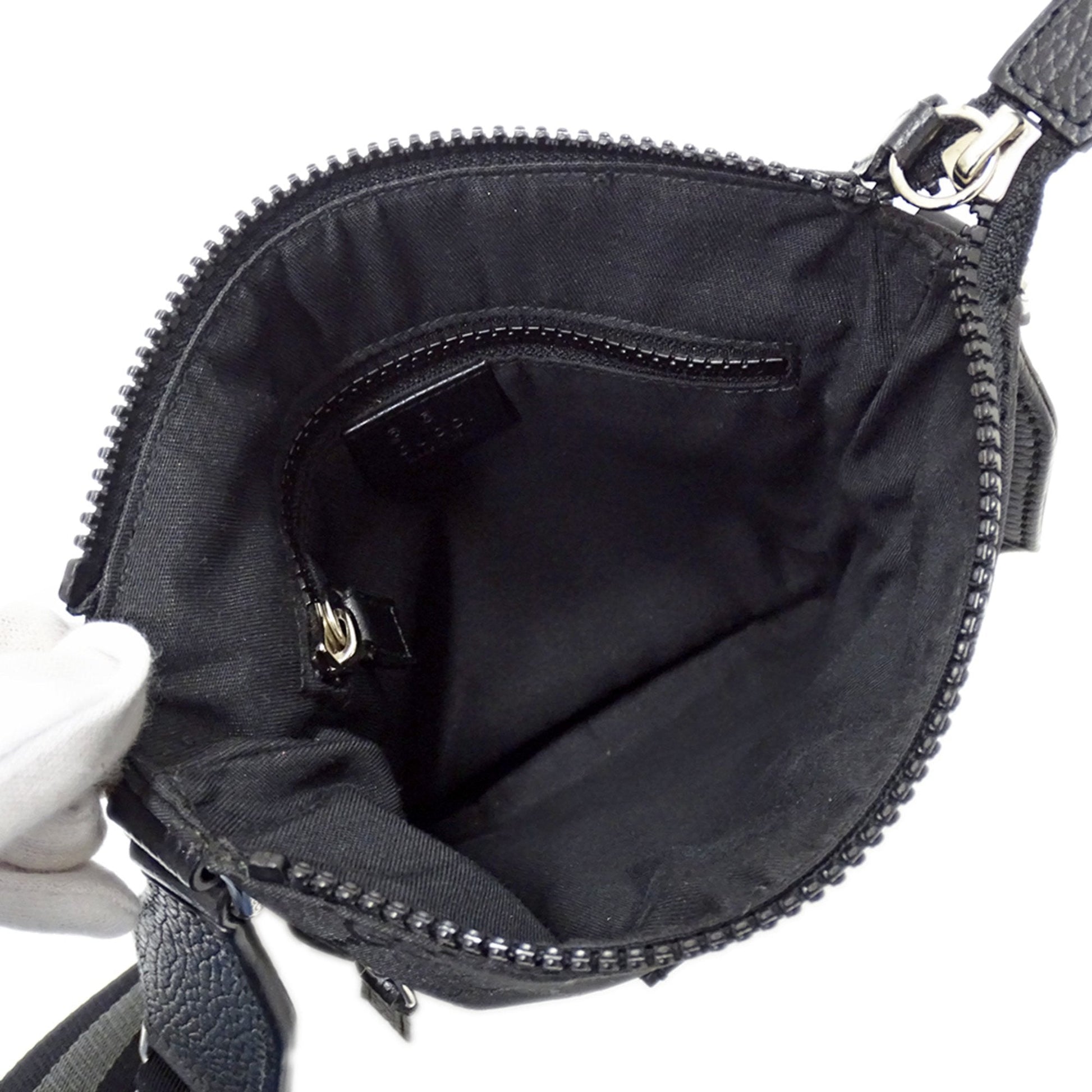 Gucci Black Nylon Shoulder Bag