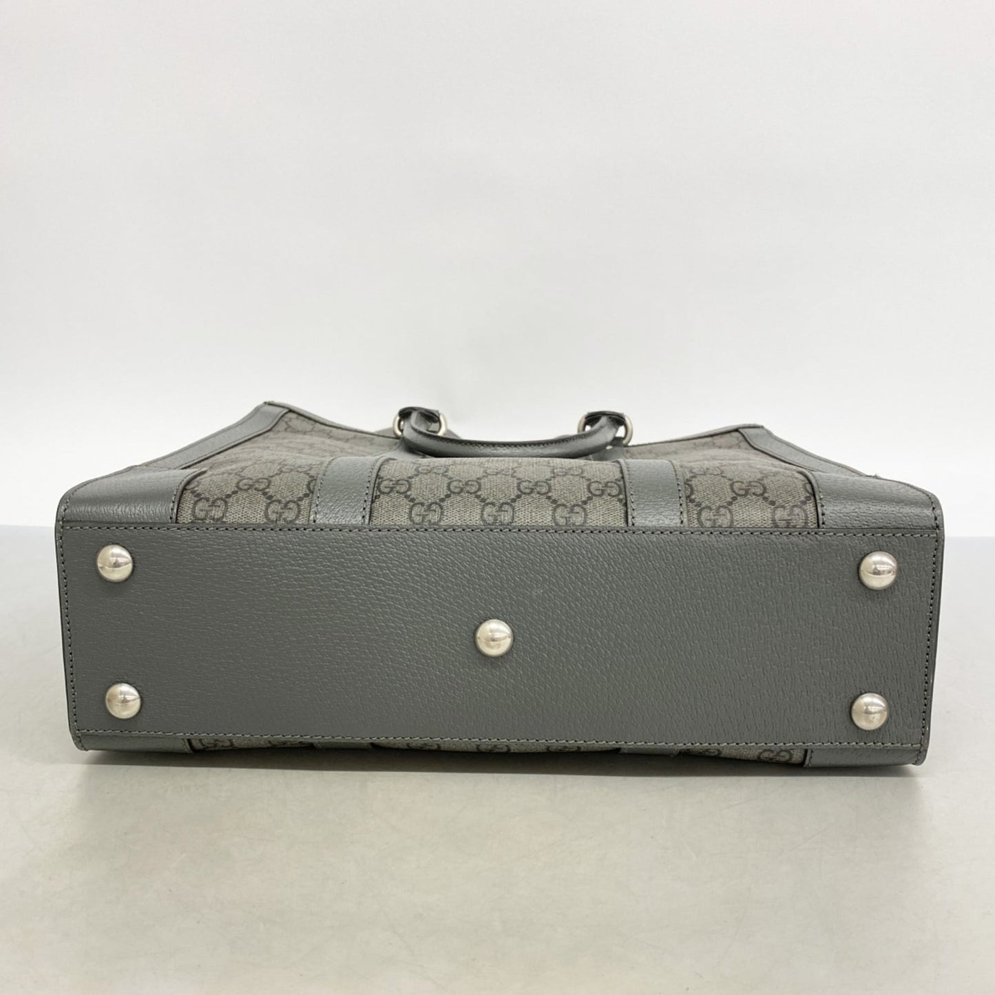 Gucci Gray Pvc Tote Bag