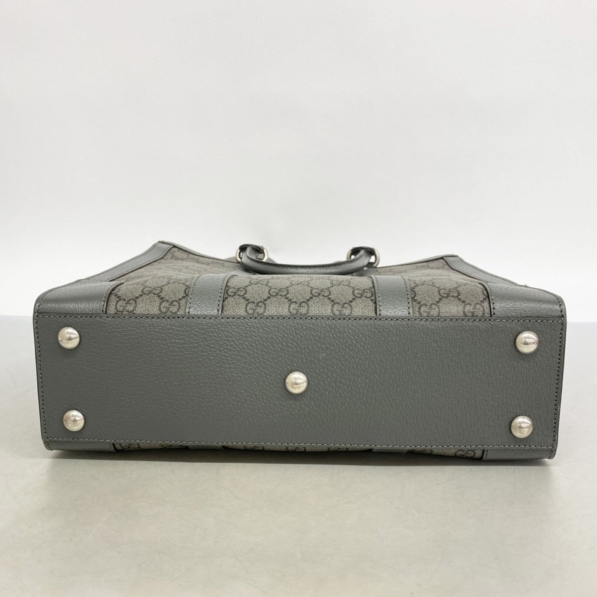 Gucci Gray Pvc Tote Bag