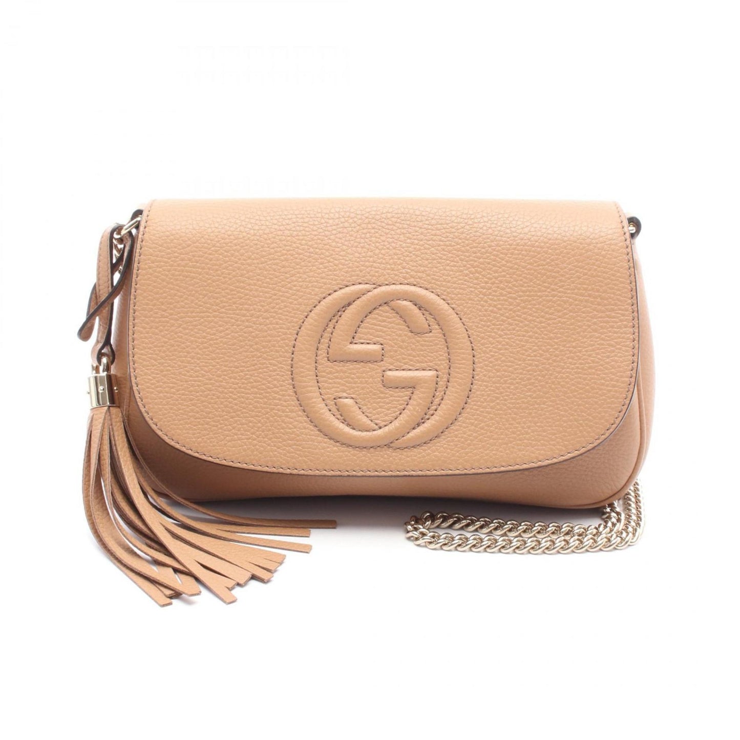 Gucci Brown Leather Shoulder Bag