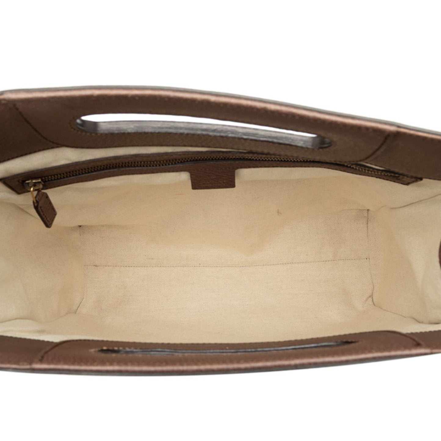 Gucci Beige Brown Gg Supreme Pvc Leather Shoulder Bag Tote Bag