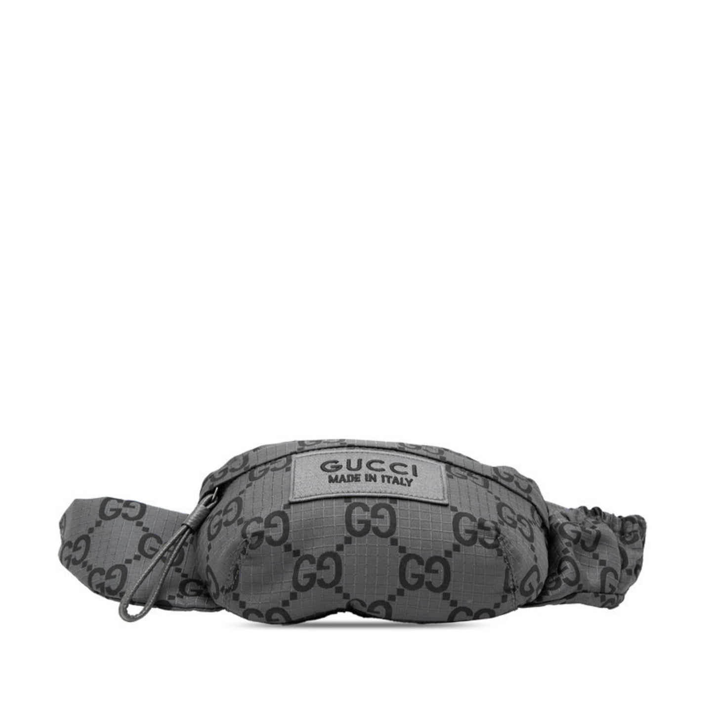 Gucci Gray Nylon Leather Fanny Pack