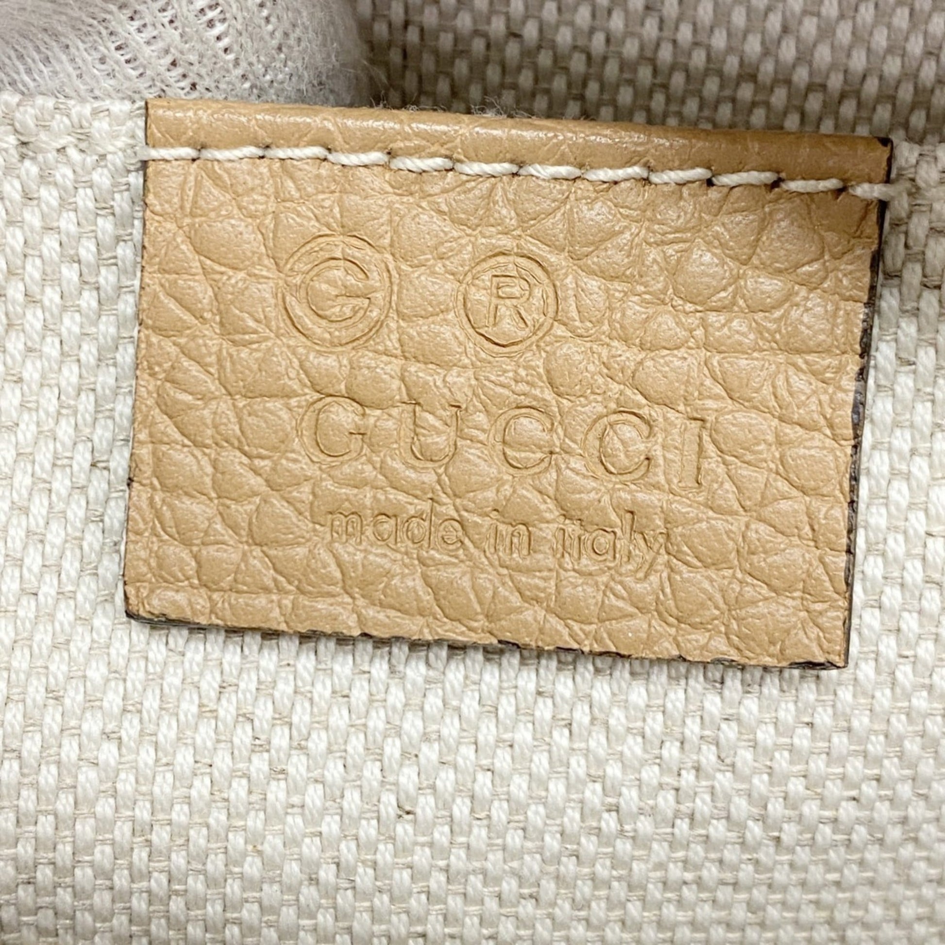 Gucci Beige Leather Shoulder Bag