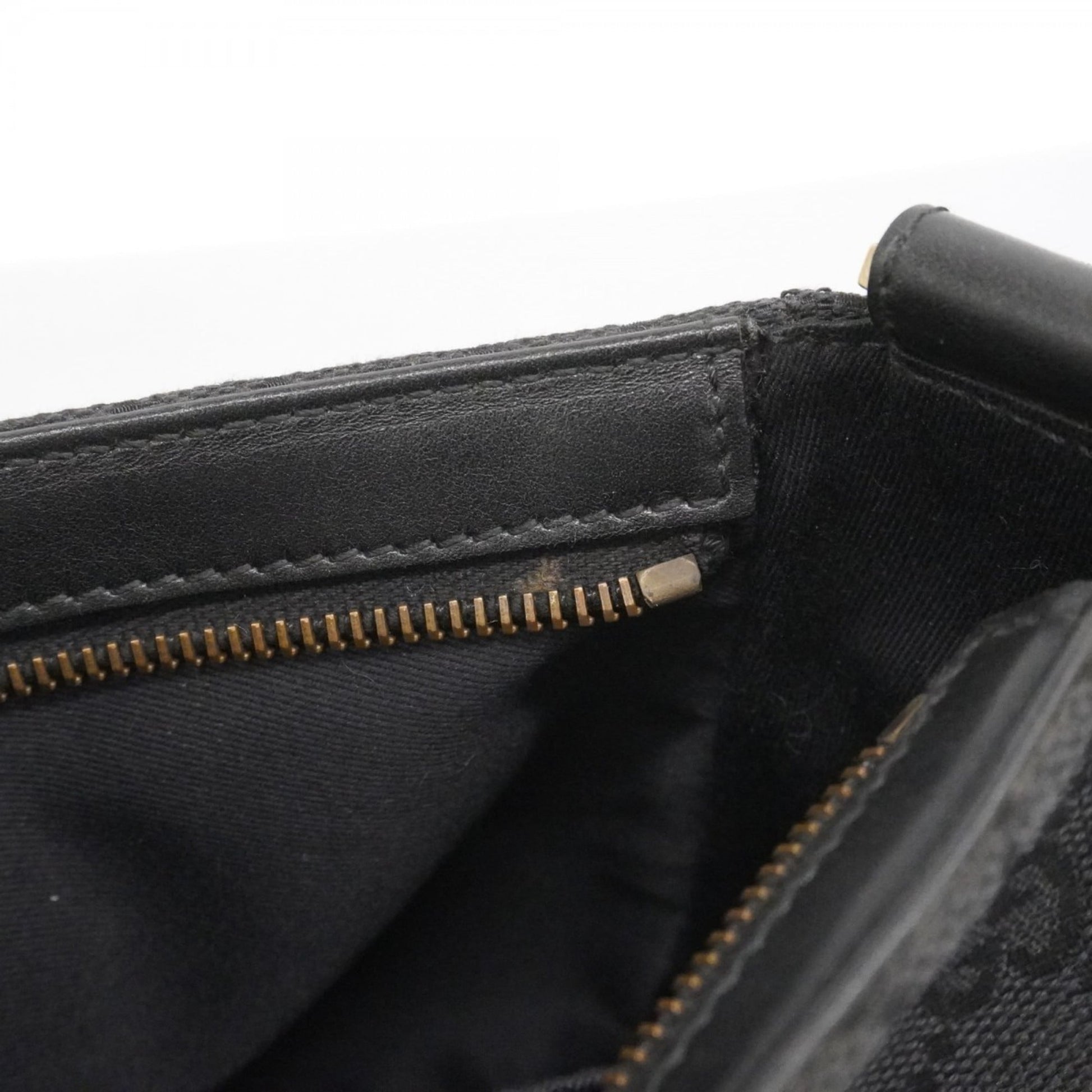 Gucci Black Canvas Pouch