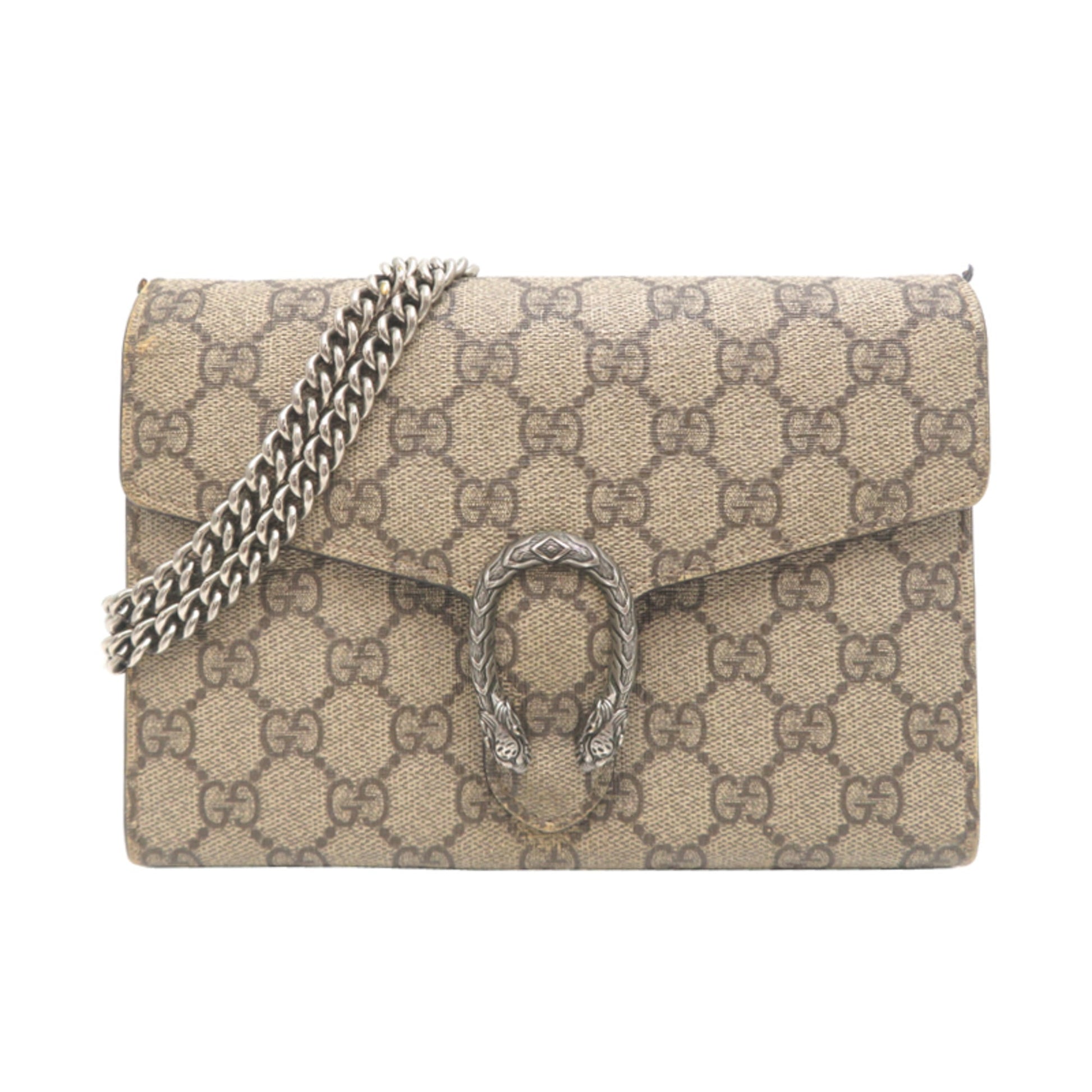 Gucci Beige Gg Supreme Shoulder Bag