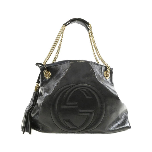 Gucci Blue Leather Shoulder Bag
