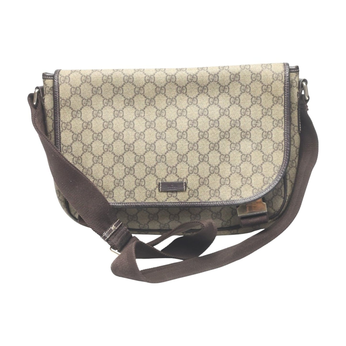 Gucci Brown Gg Plus Shoulder Bag