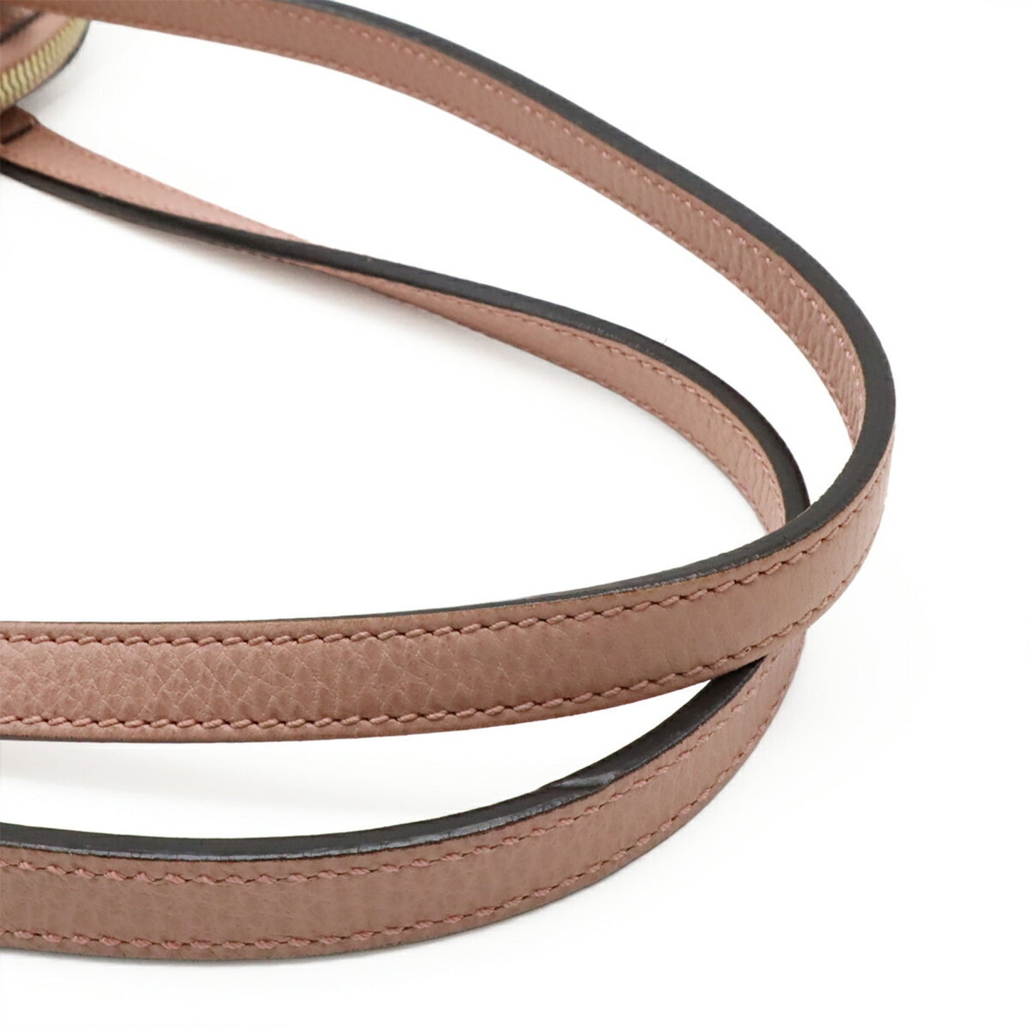 Gucci Beige Khaki Pink Gg Canvas Leather Shoulder Bag Tote Bag