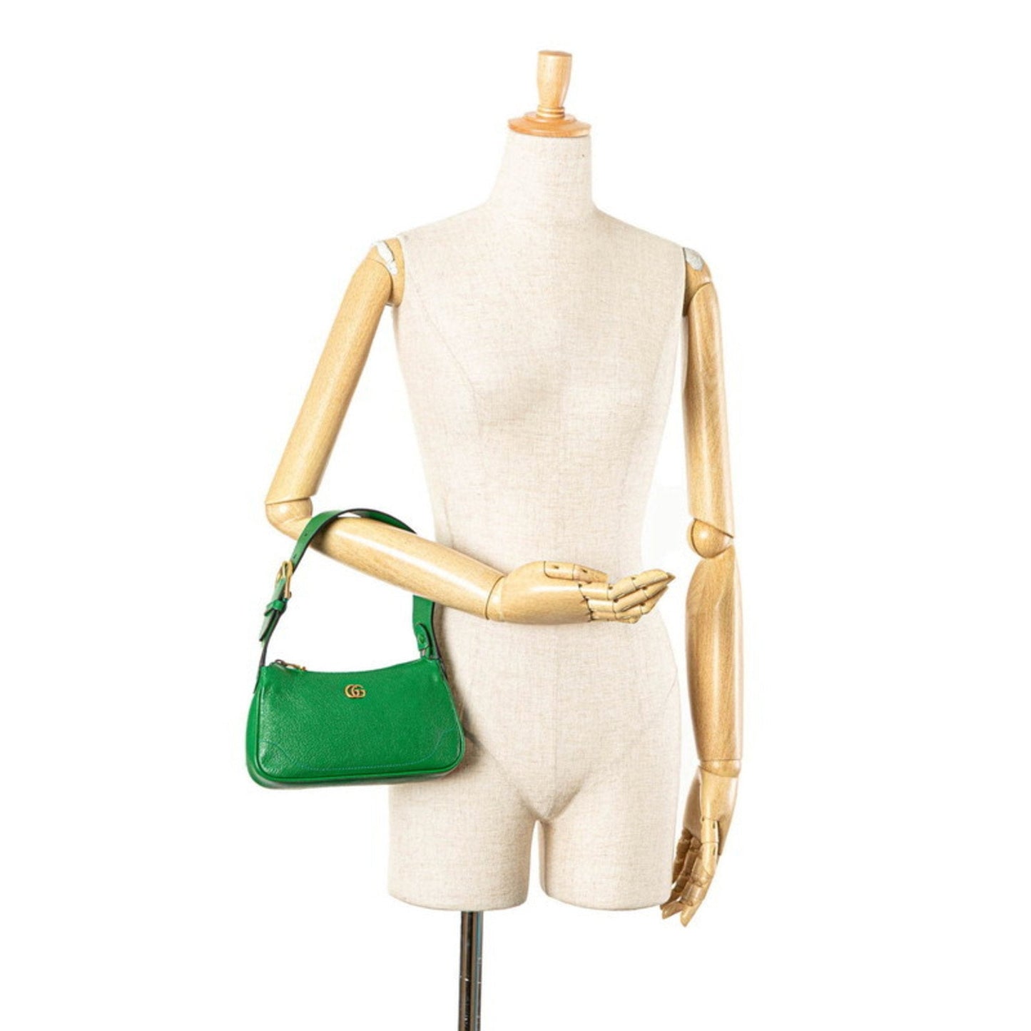 Gucci Green Leather Shoulder Bag