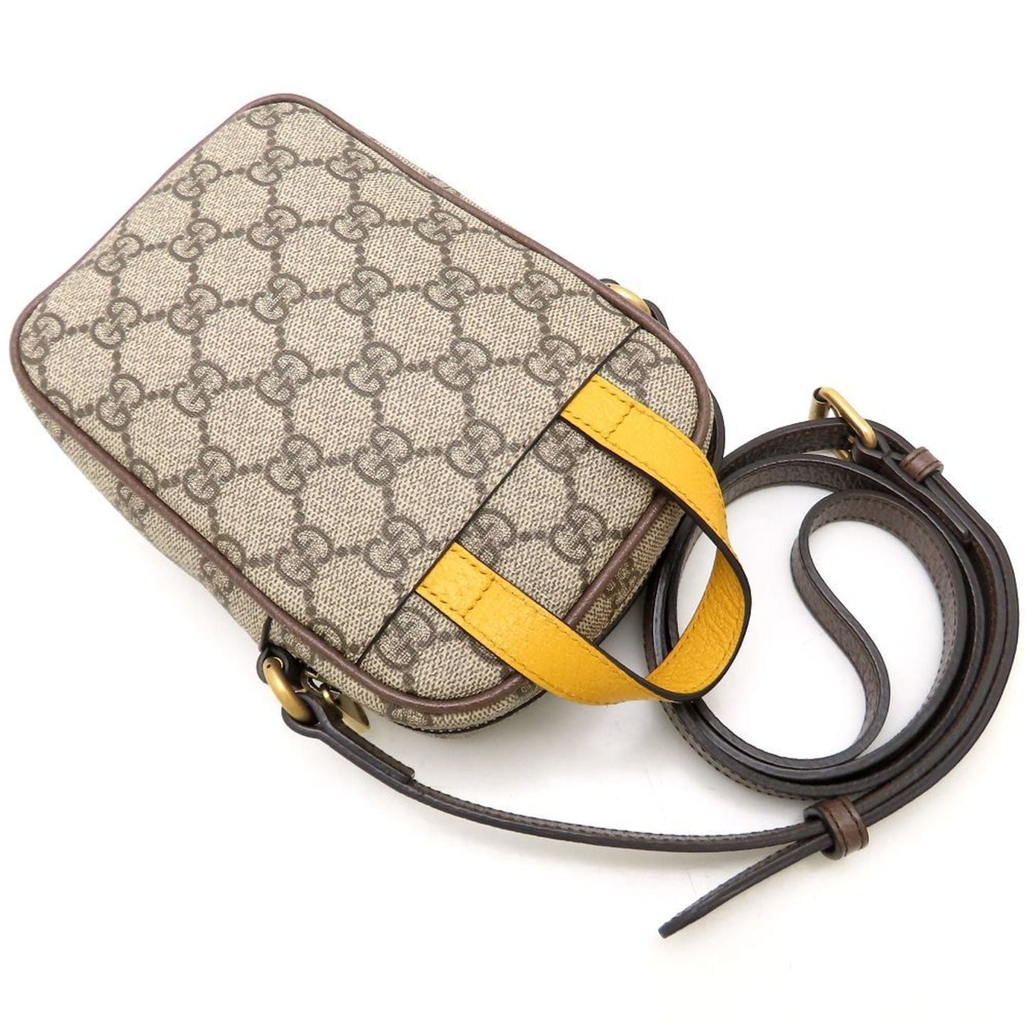 Gucci Beige Brown Gg Supreme Shoulder Bag