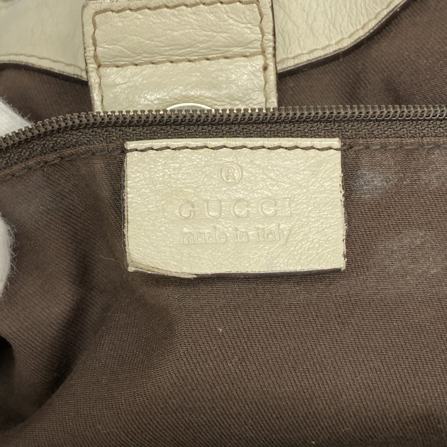 Gucci Brown Canvas Tote Bag