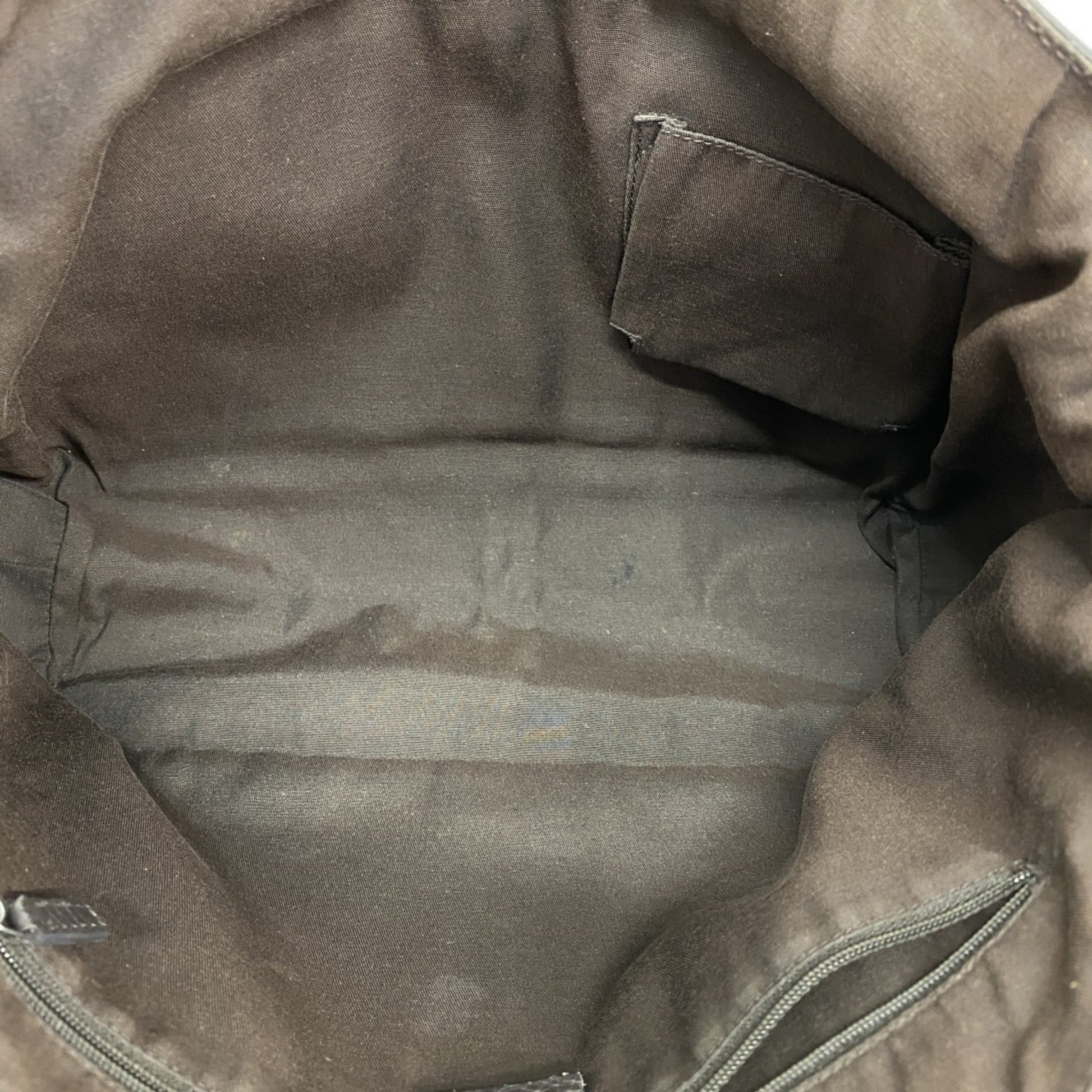 Gucci Brown Denim Tote Bag