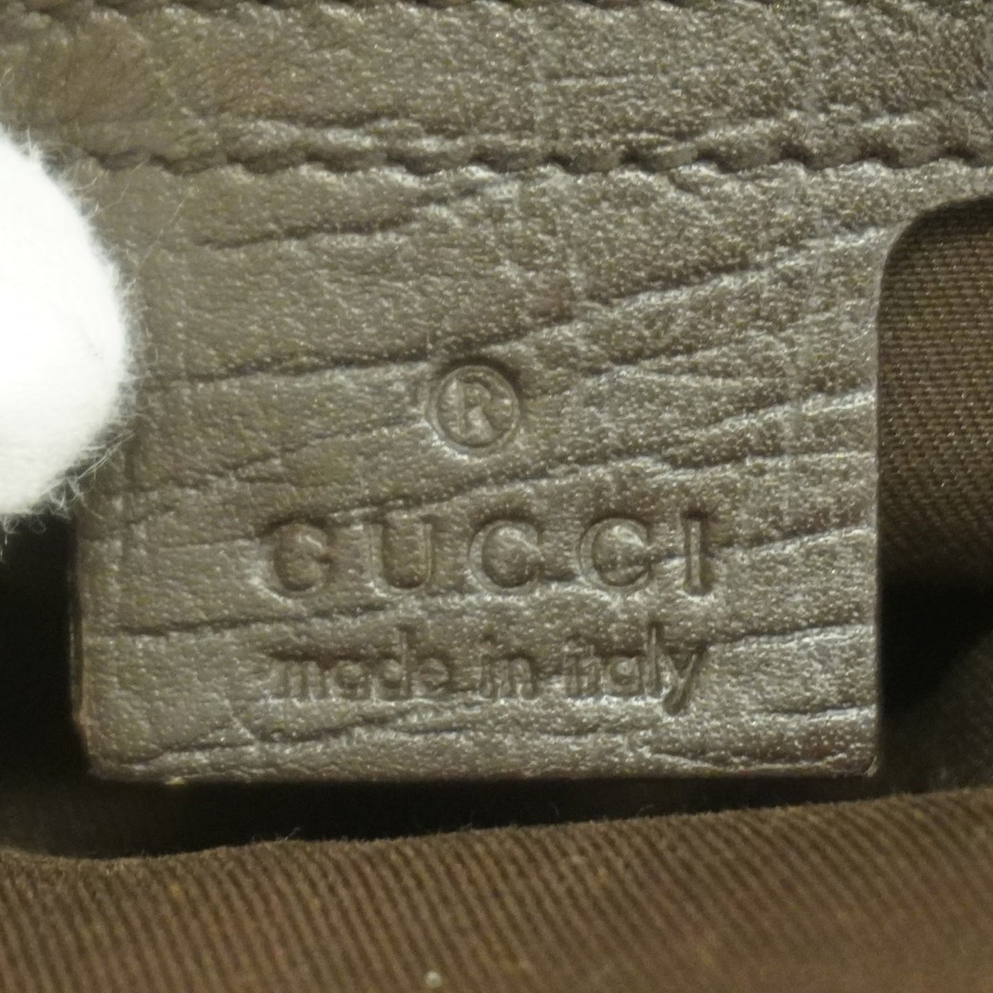 Gucci Brown Canvas Tote Bag