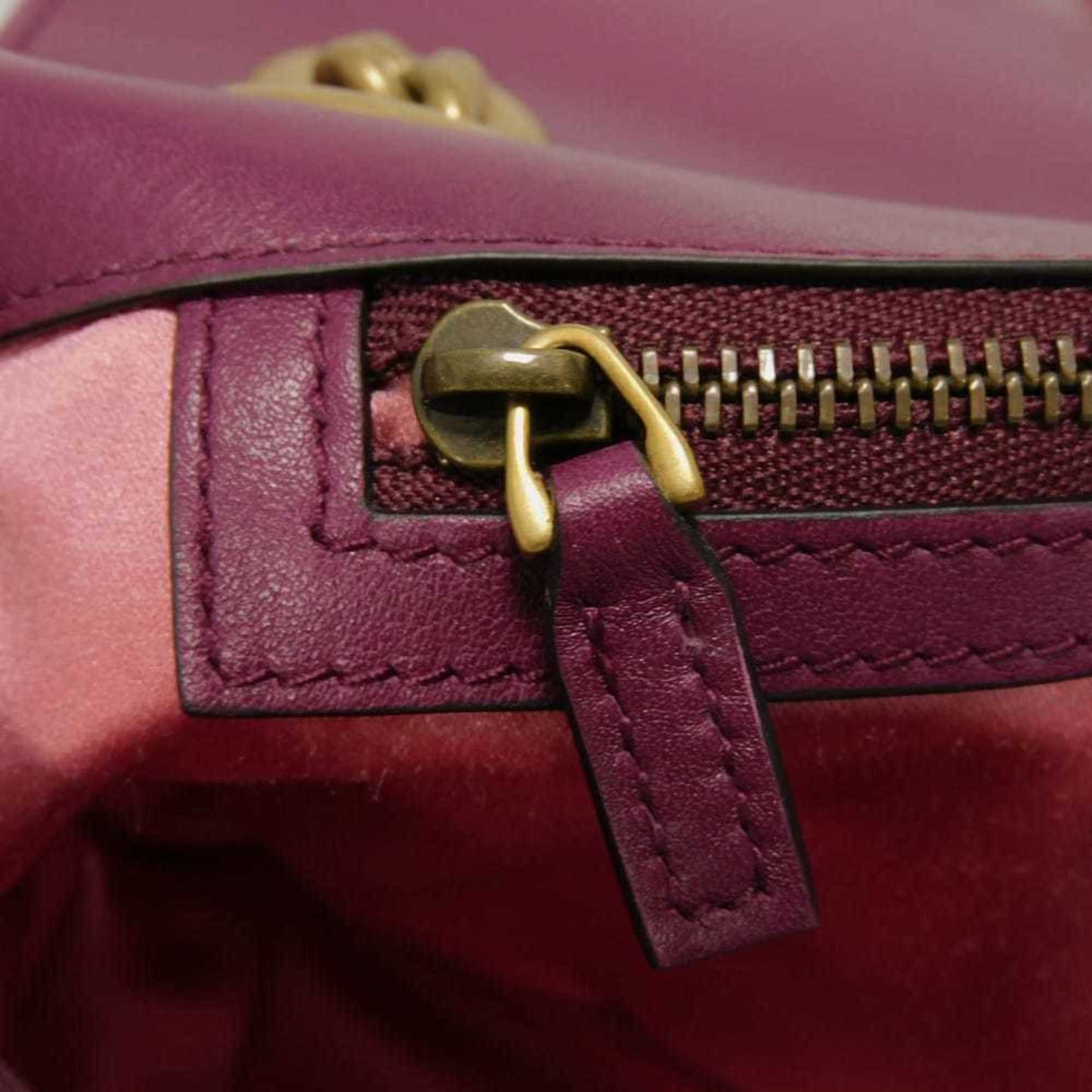 Gucci Purple Velvet Shoulder Bag