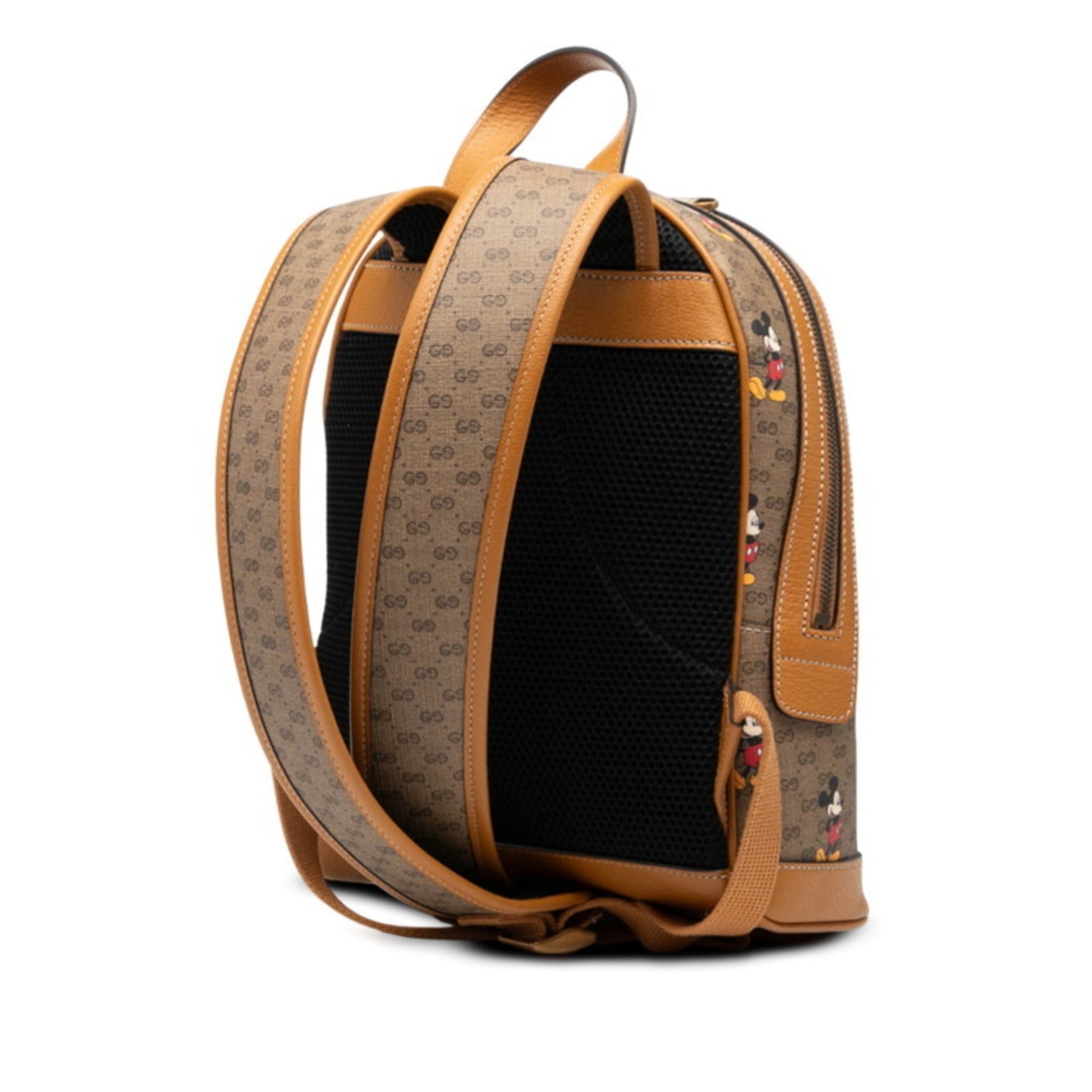 Gucci Brown Multi-Color Pvc Leather Backpack