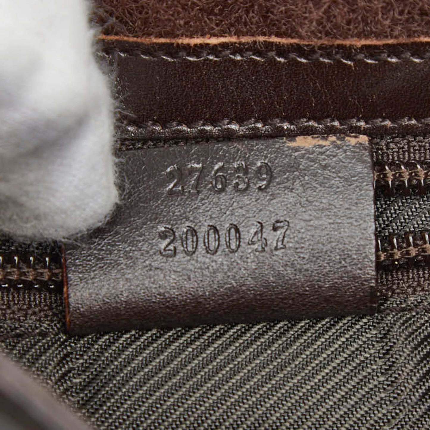 Gucci Beige Brown Pvc Leather Shoulder Bag
