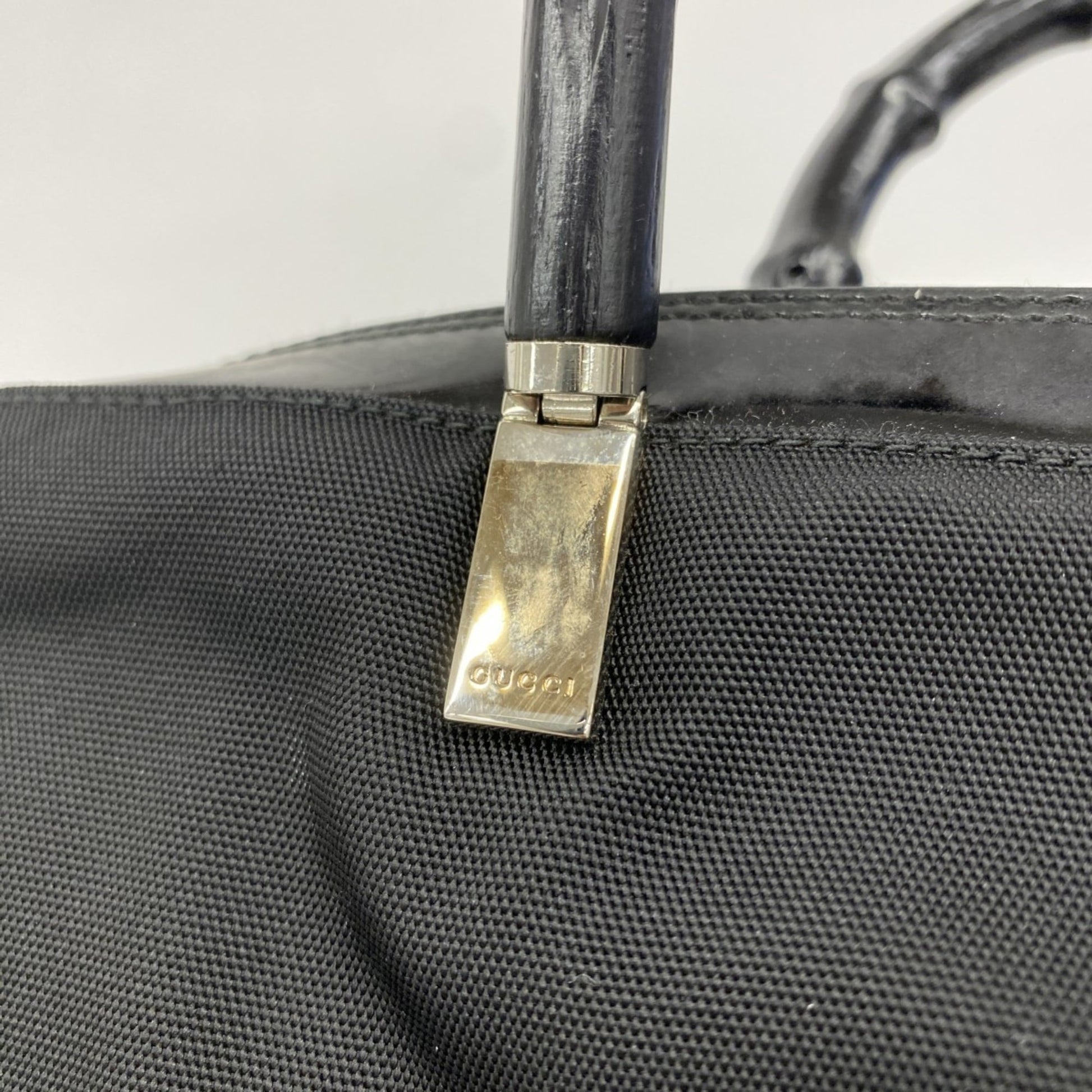 Gucci Black Nylon Handbag