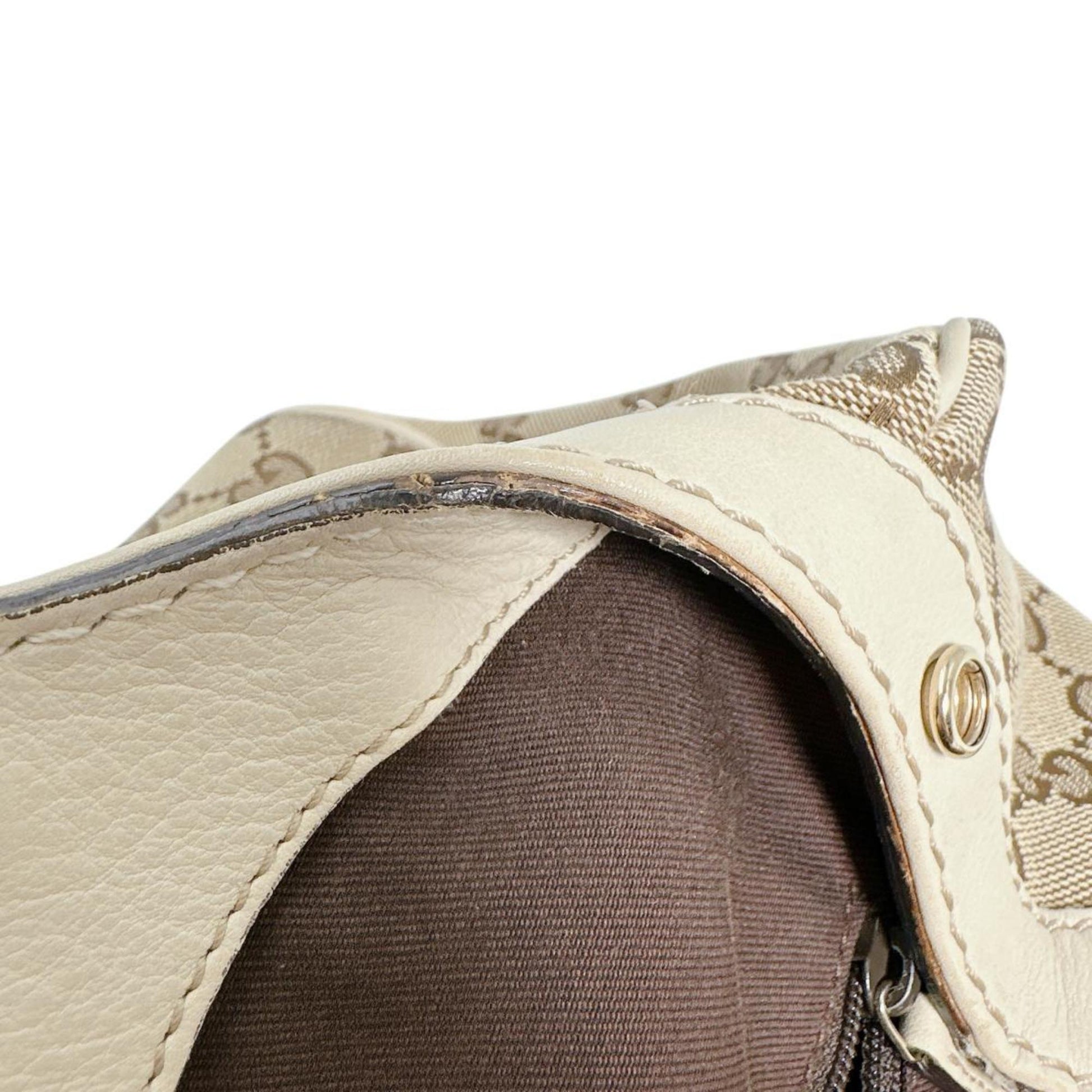 Gucci Gg Canvas Beige Gg Canvas Tote Bag