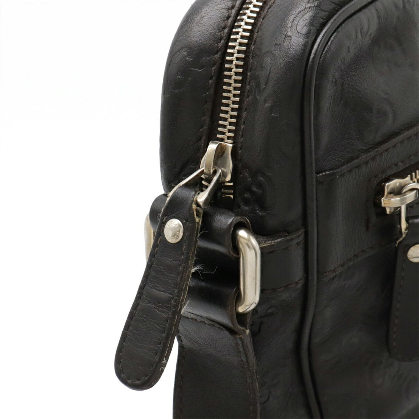 Gucci Black Leather Shoulder Bag