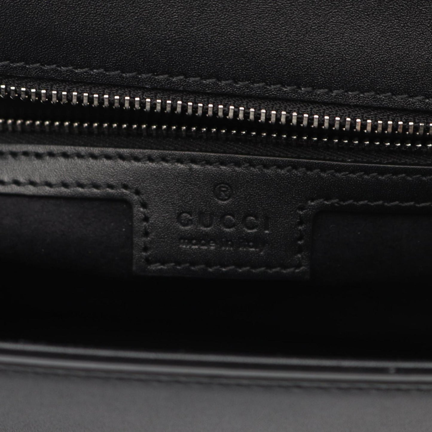 Gucci Black Leather Shoulder Bag