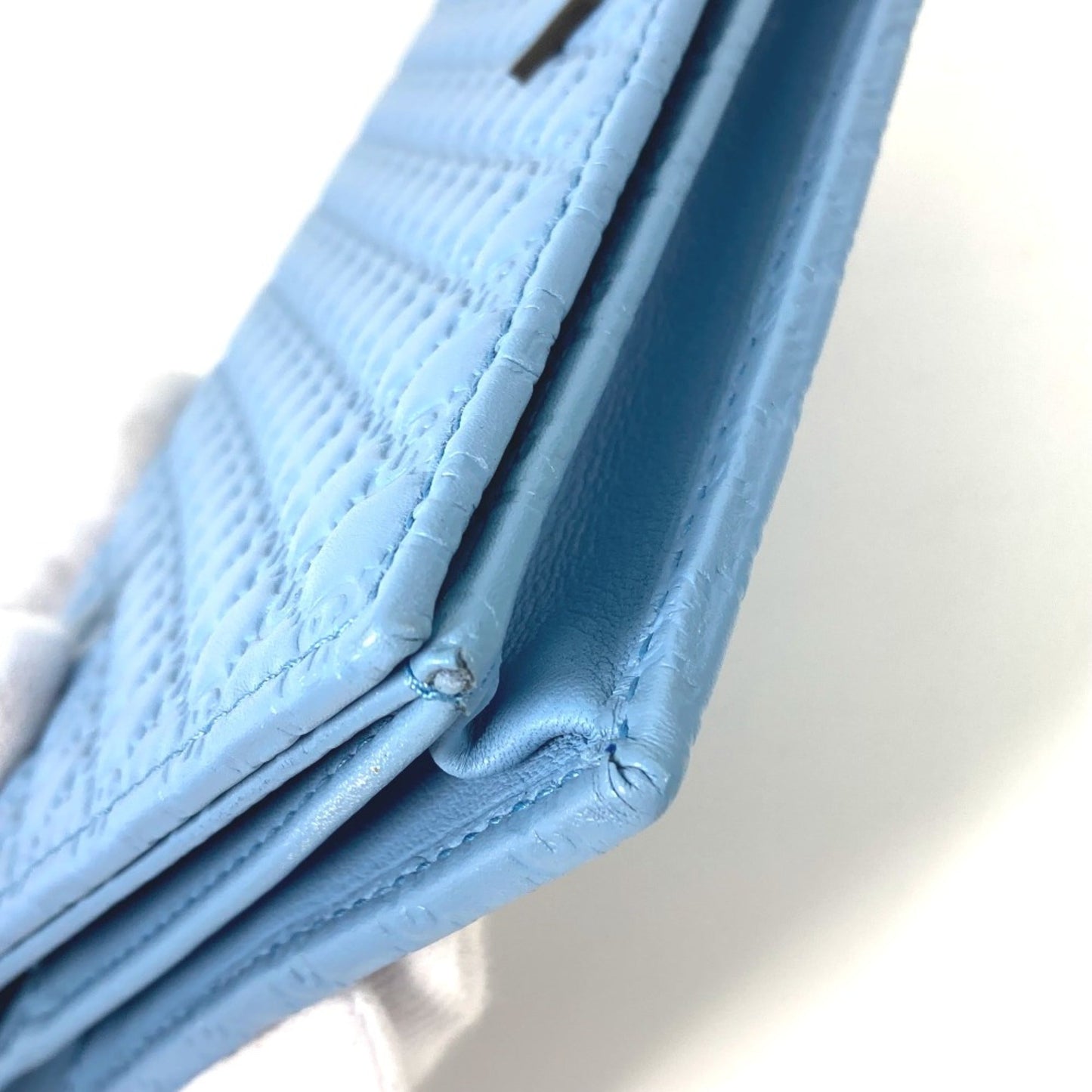 Gucci Blue Leather Shoulder Bag