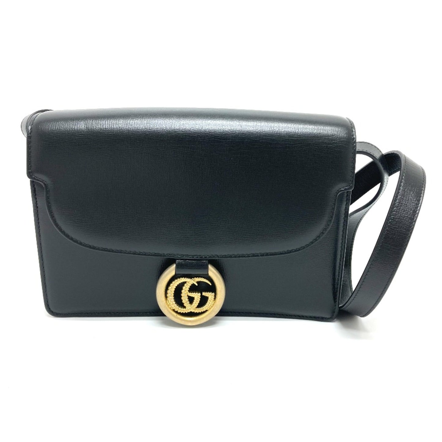 Gucci Black Leather Shoulder Bag