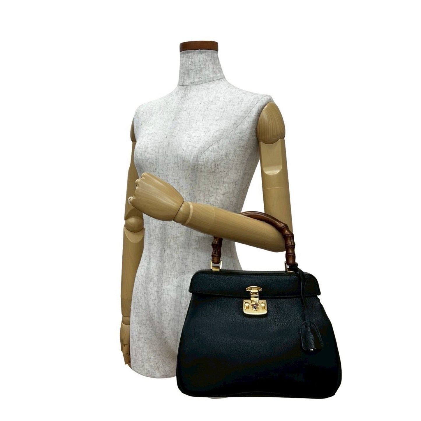 Gucci Black Leather Handbag