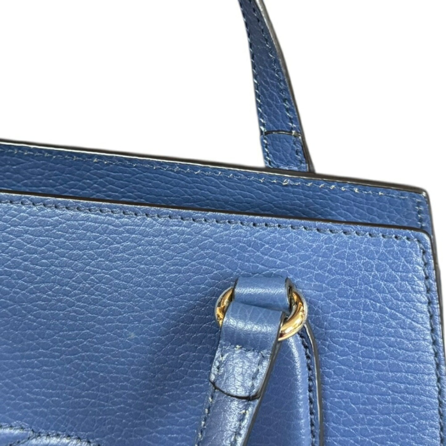 Gucci Soho Blue Leather Shoulder Bag