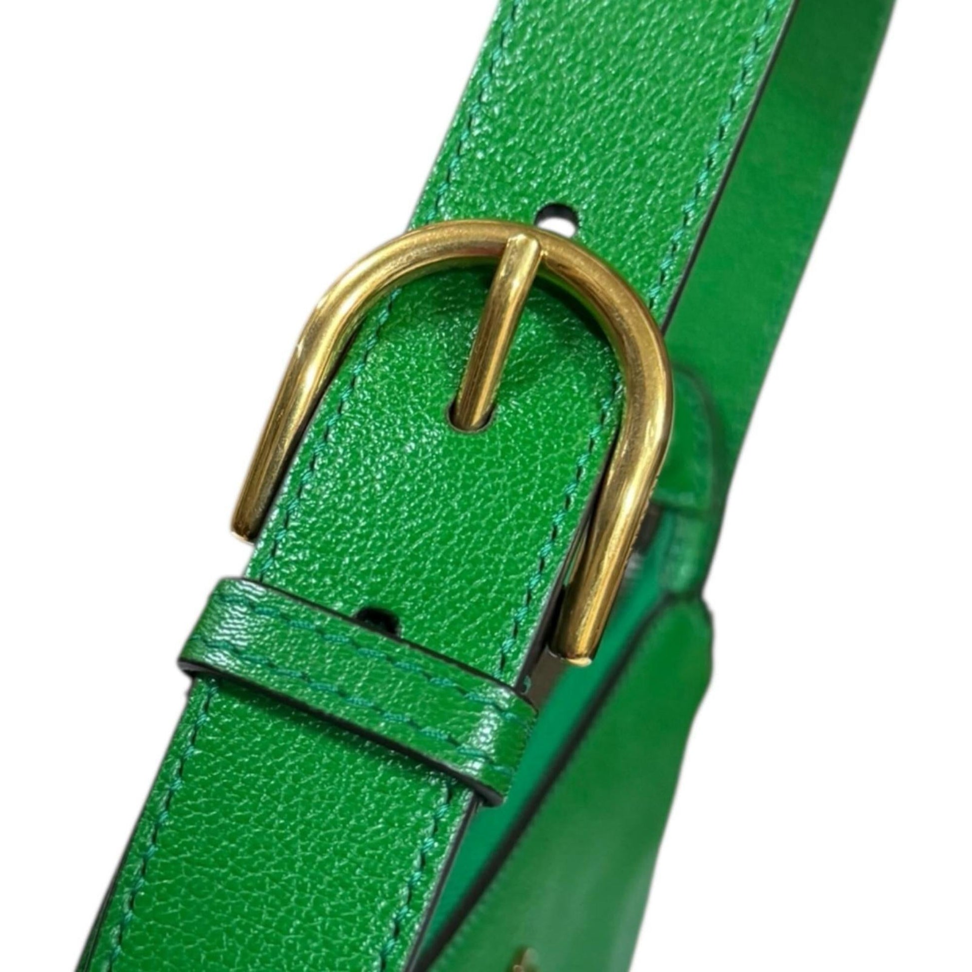 Gucci Green Leather Handbag