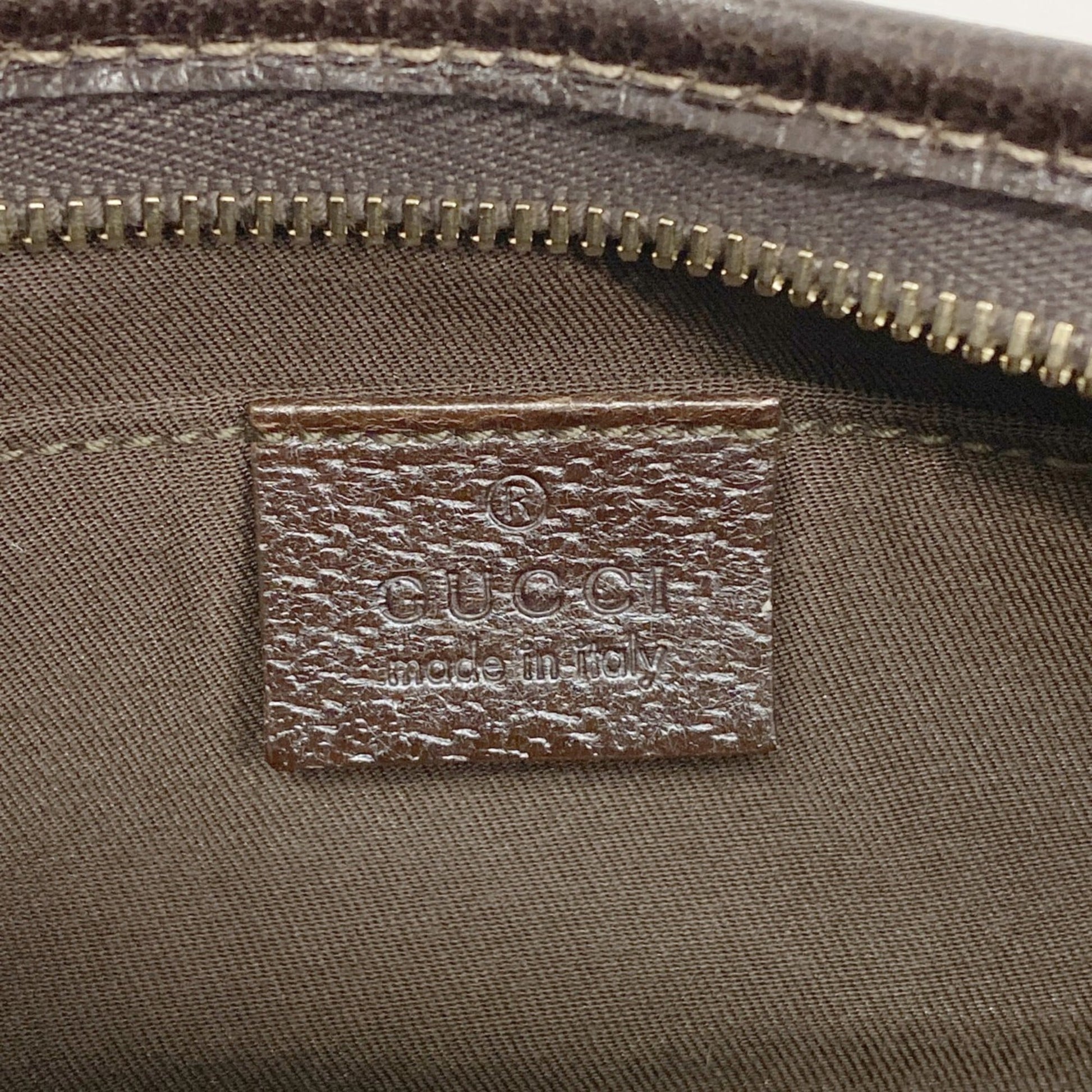 Gucci Beige Canvas Shoulder Bag