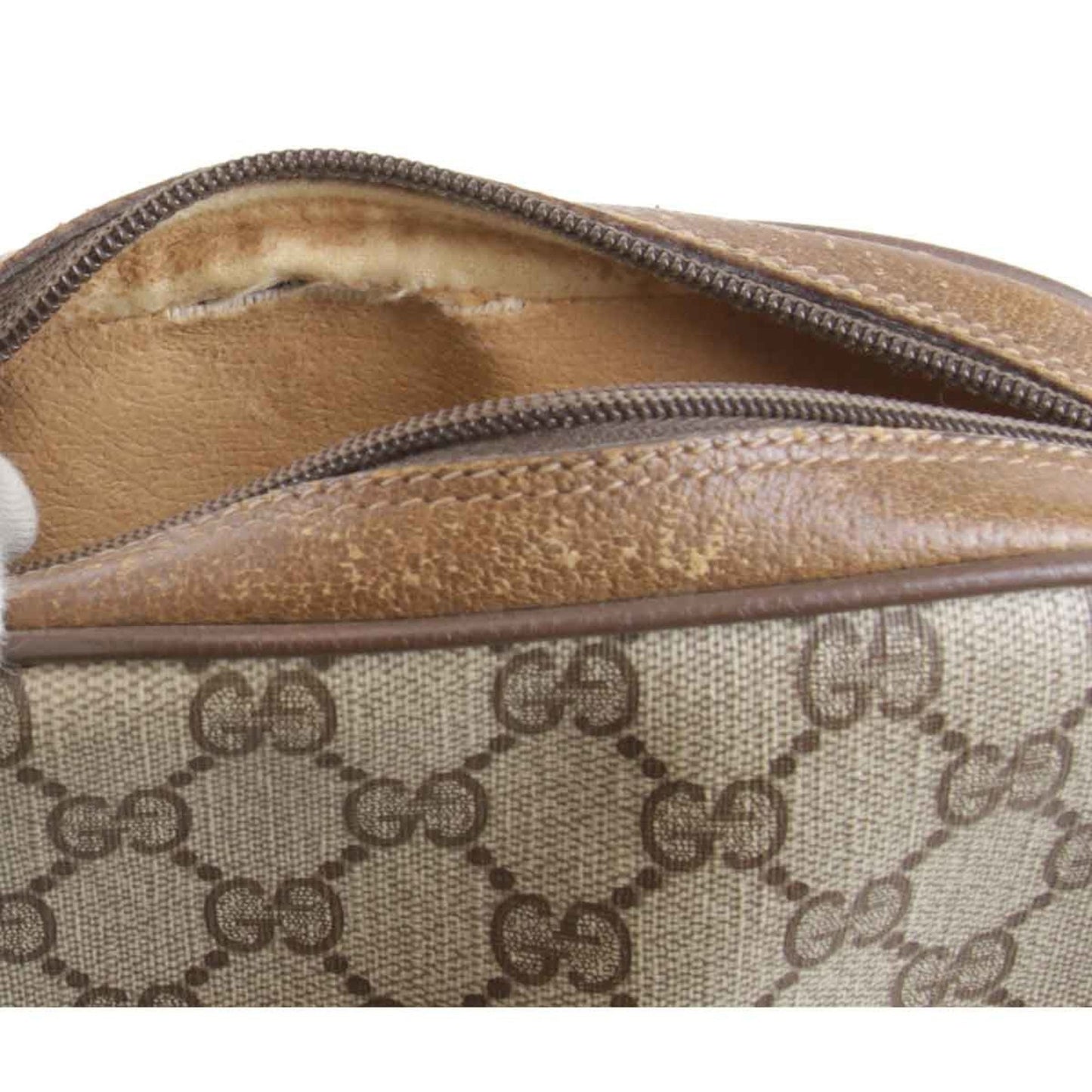 Gucci Brown Gg Supreme Shoulder Bag