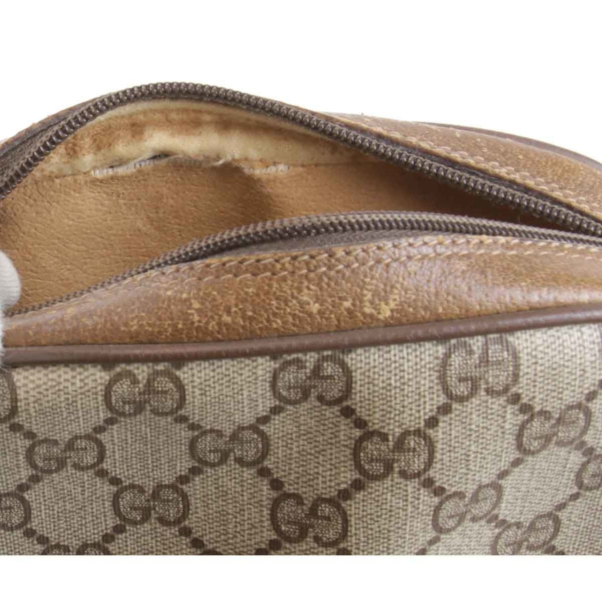 Gucci Brown Gg Supreme Shoulder Bag