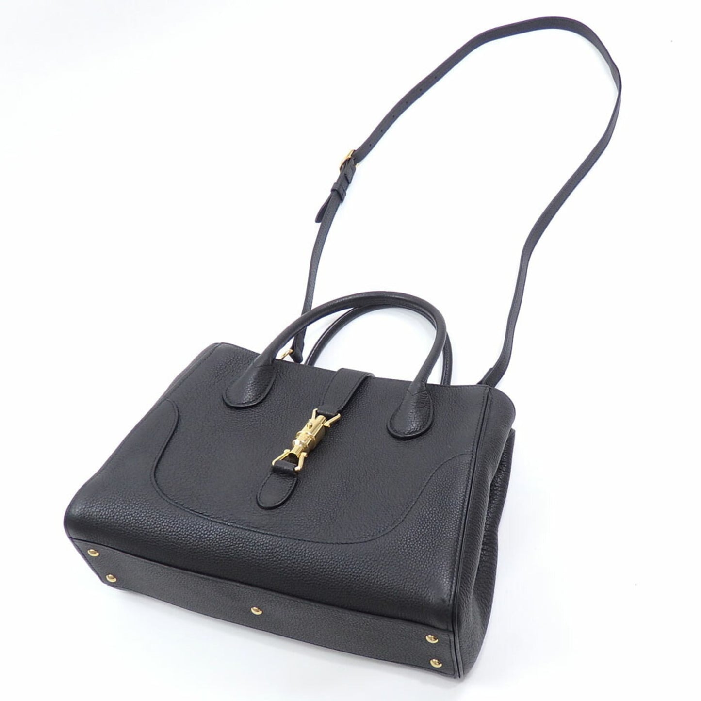 Gucci Black Leather Handbag