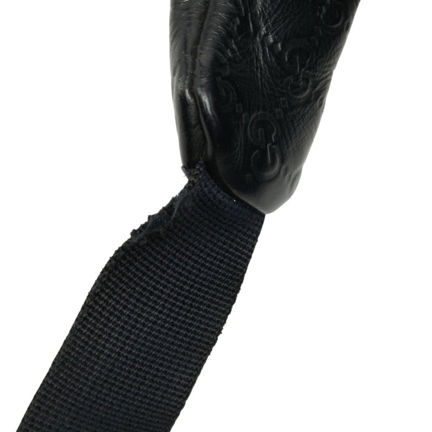 Gucci Black Leather Sling Bag