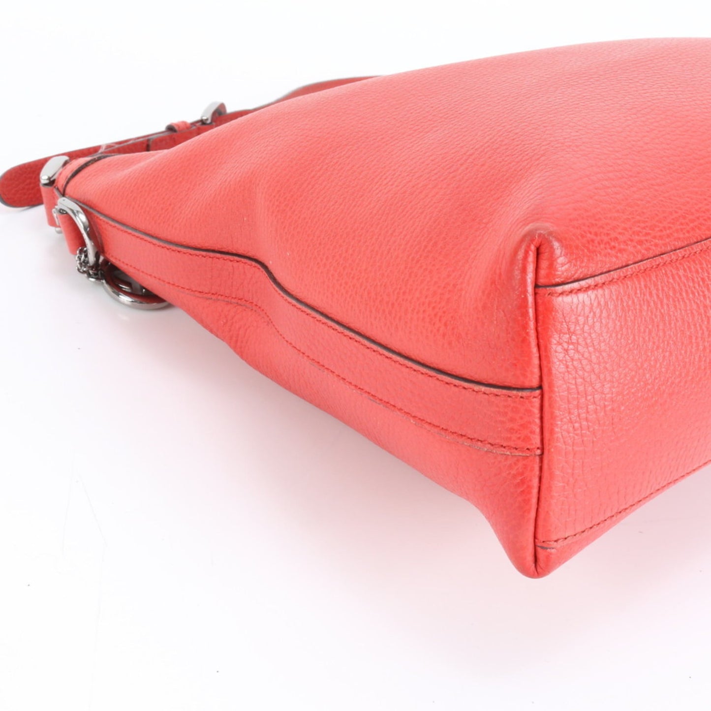 Gucci Red Color Leather Shoulder Bag