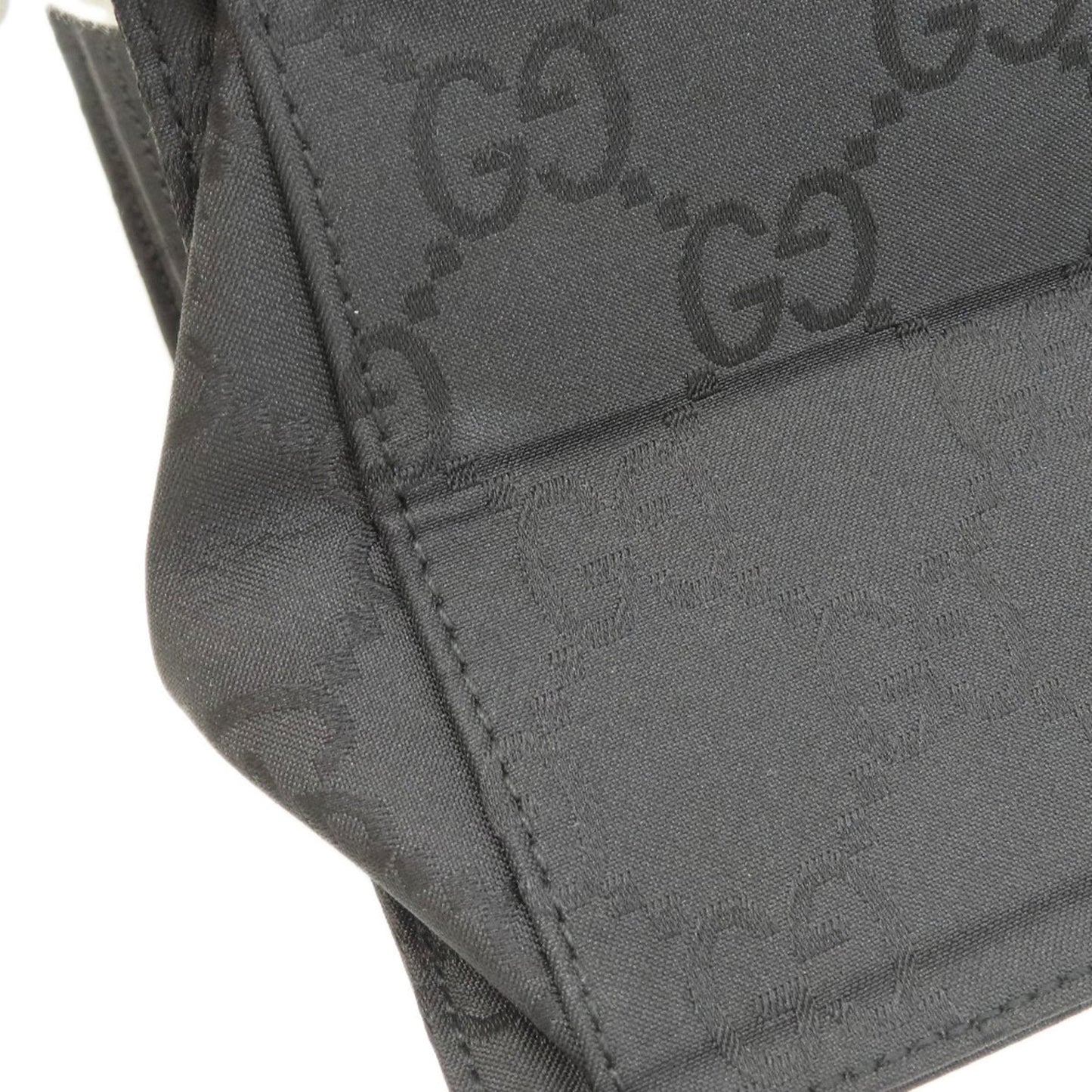 Gucci Black Nylon Canvas Briefcase Handbag