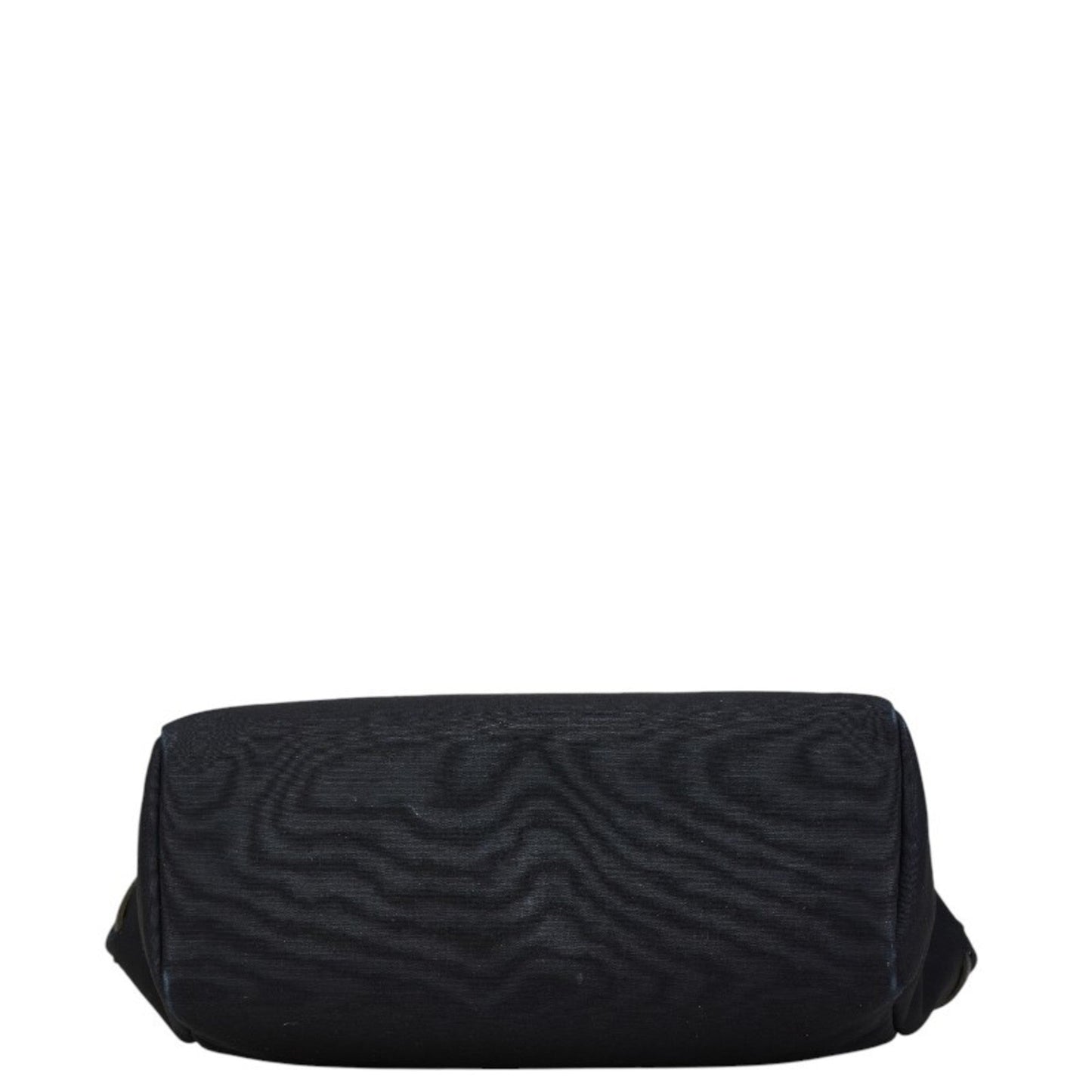 Hermes Toile Officier Handbag Tote Bag Leather Navy