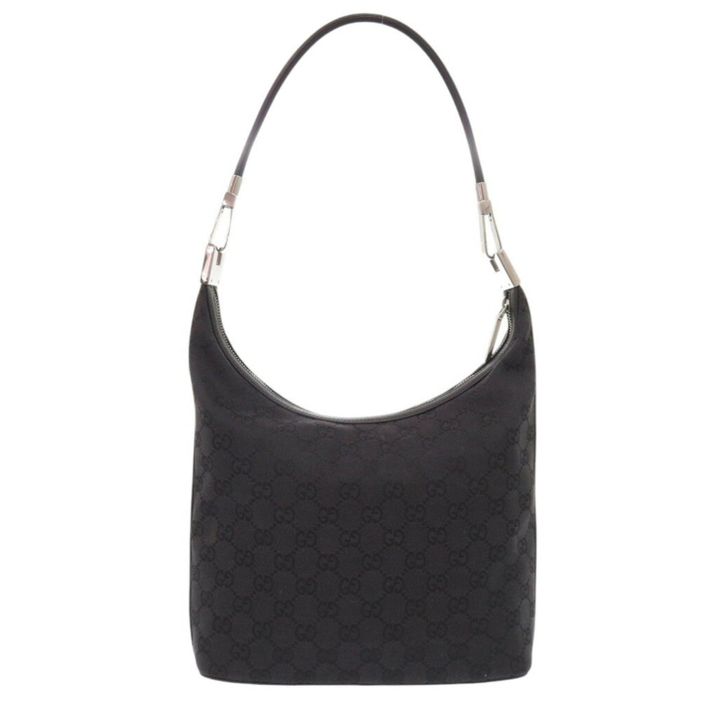 Gucci Black Gg Canvas Shoulder Bag