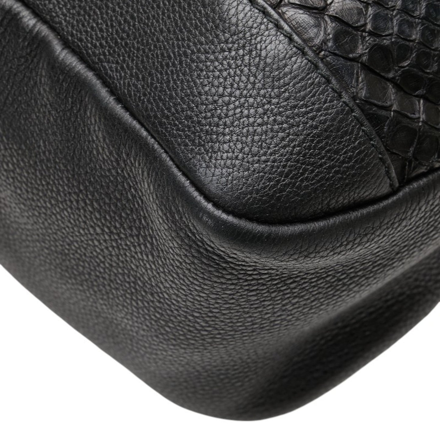 Gucci Black Leather Shoulder Bag Tote Bag